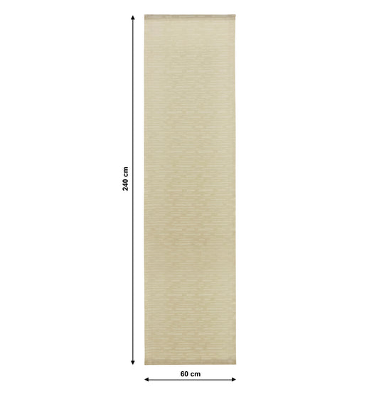 CURTAIN ELIA BEIGE 60X240 CM