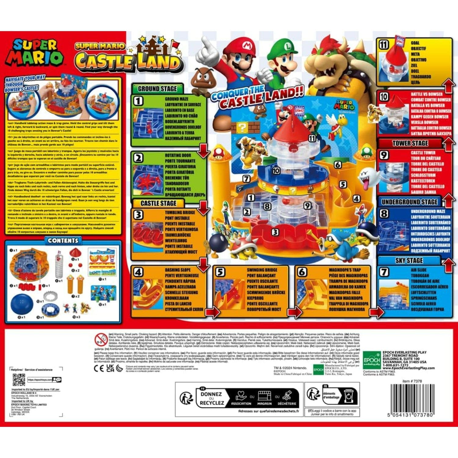 Toys Super Mario Castle Land