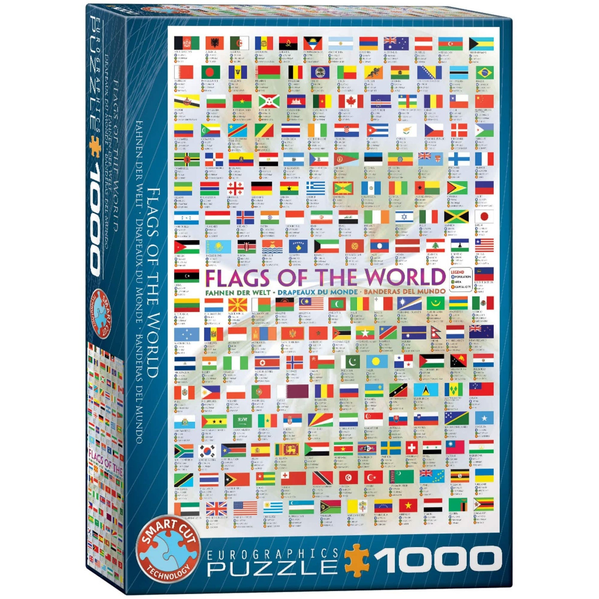 Toys Puzzle da 1000 Pezzi - Flags of the World