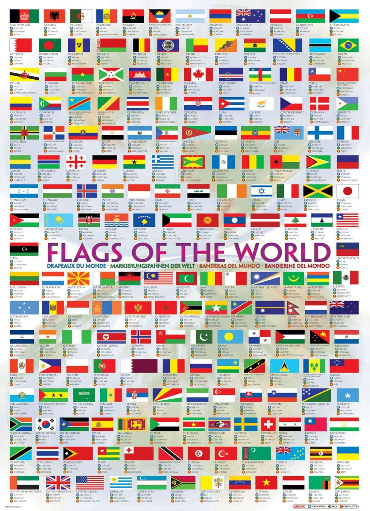 Toys Puzzle da 1000 Pezzi - Flags of the World