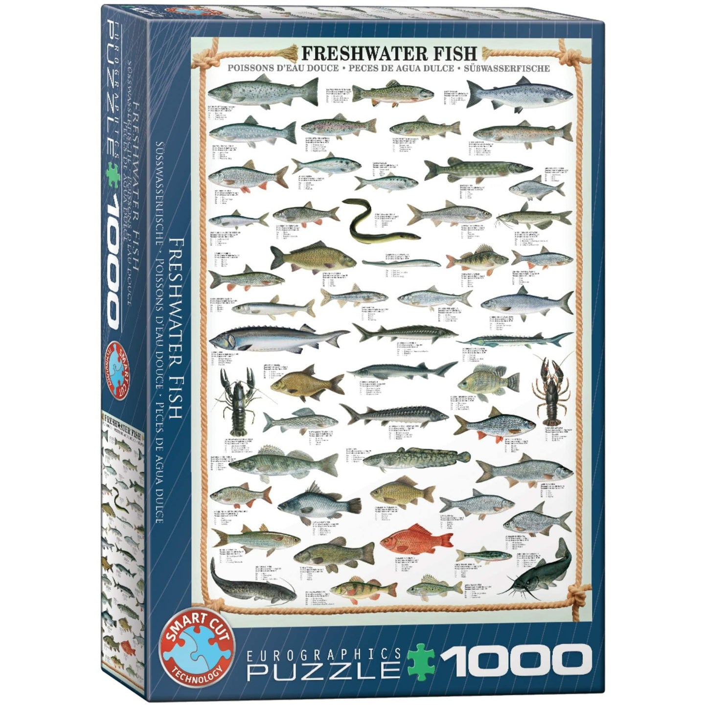 Toys 1000 Piece Puzzle - Freshwater Fish