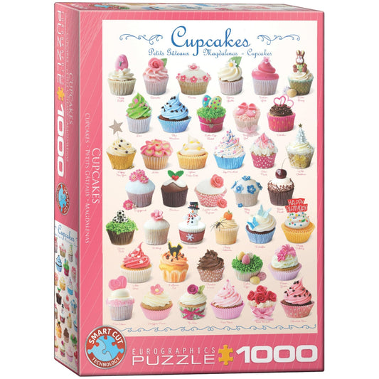 Toys 1000 Piece Puzzle - Cupcakes