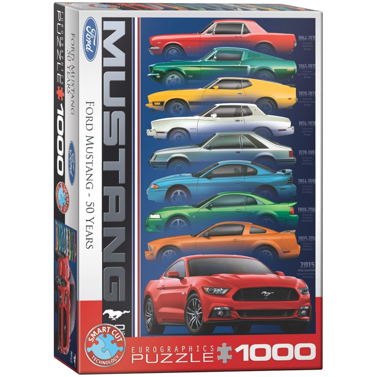 Toys 1000 Piece Puzzle - Ford Mustang 50 Years