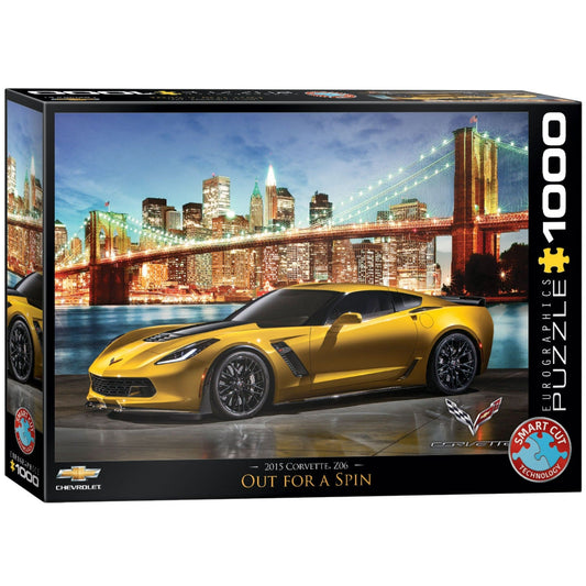 Toys Puzzle da 1000 Pezzi - Corvette Z06 Out for a Spin