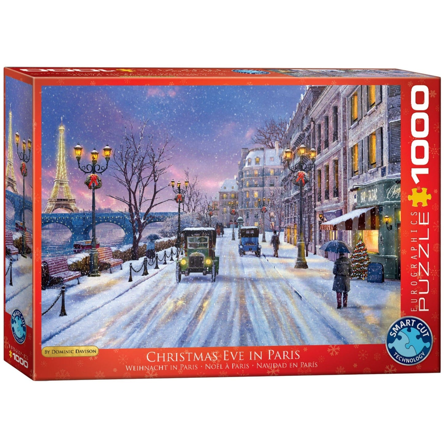 Toys 1000 Piece Jigsaw Puzzle - Davison, Dominic: Christmas Eve in Paris