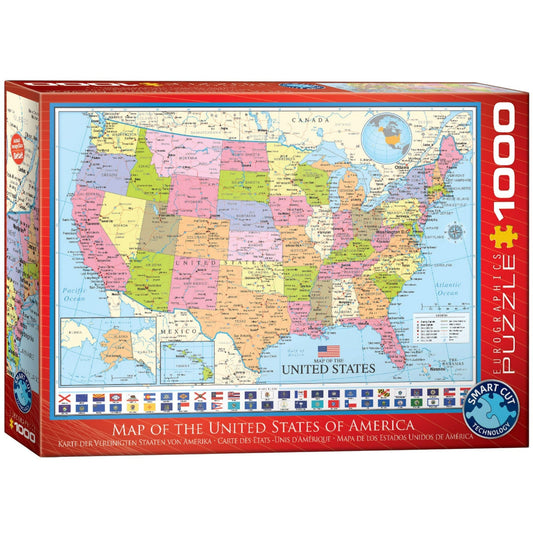 Toys Puzzle da 1000 Pezzi - Map of the United States