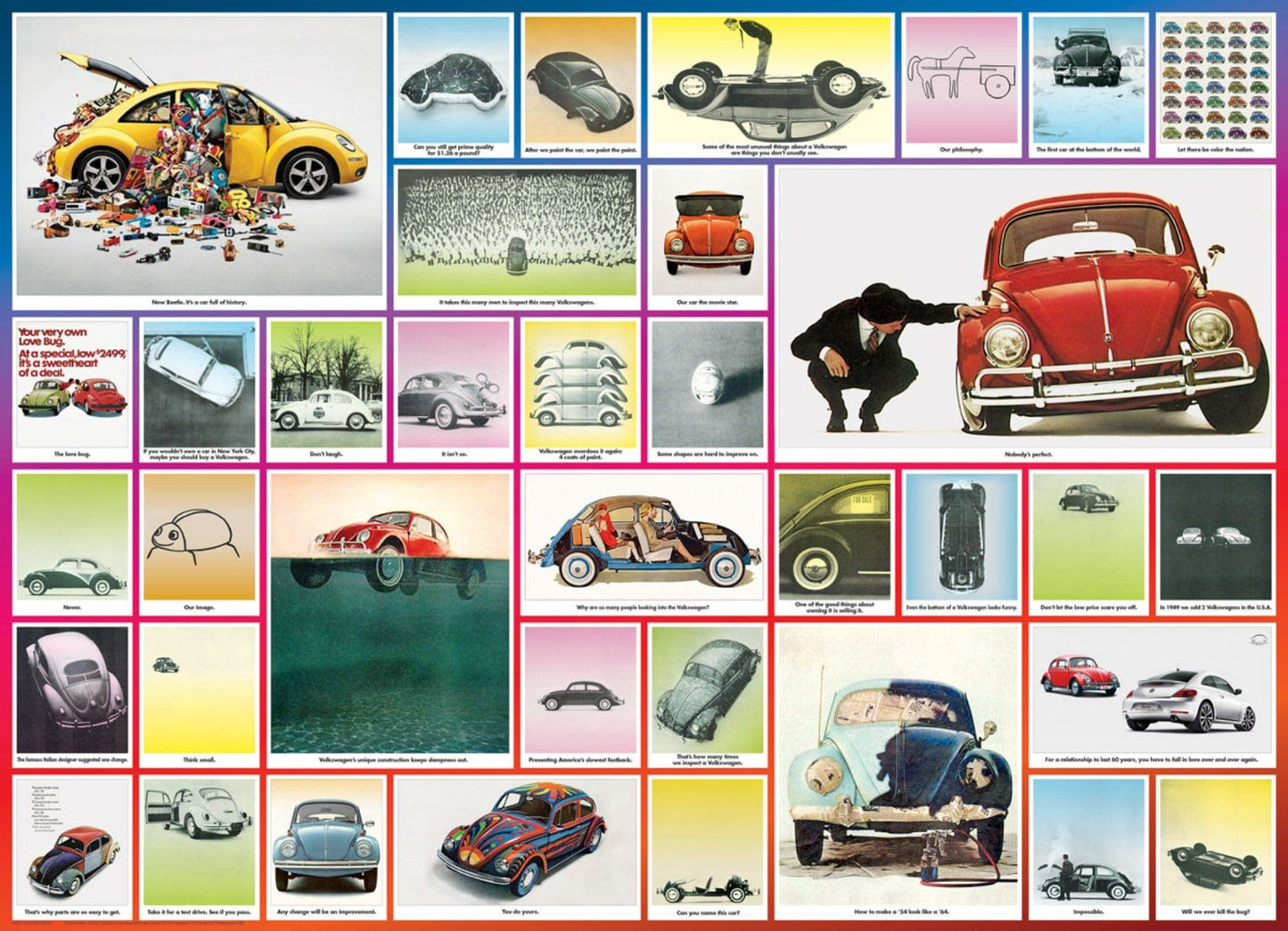 Toys 1000 Piece Puzzle - The VW Beetle