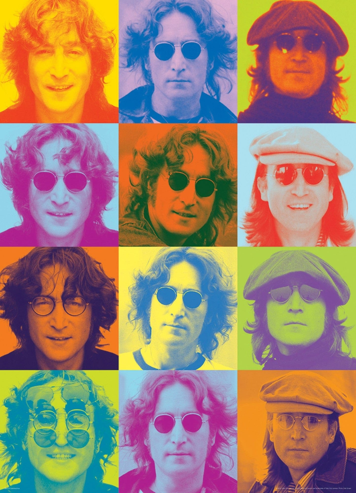 Toys 1000 Piece Puzzle - John Lennon Color Portraits