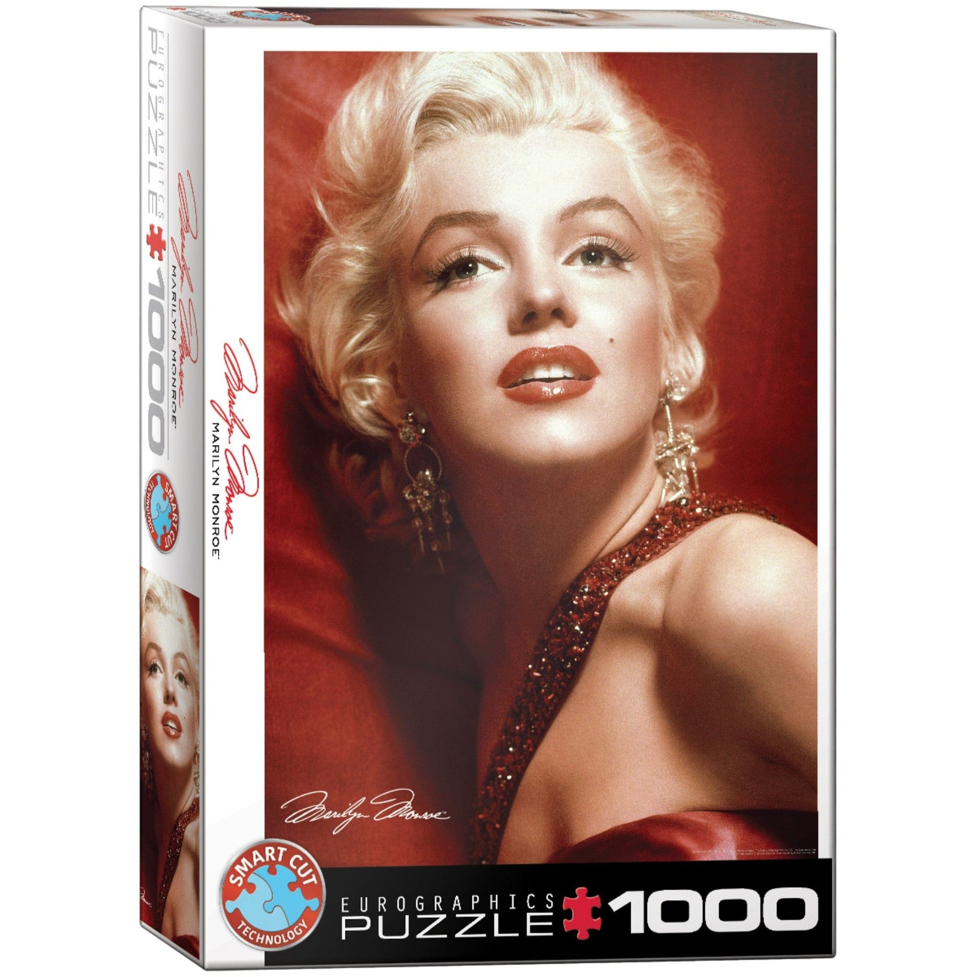 Toys 1000 Piece Puzzle - Marilyn Monroe Red Portrait