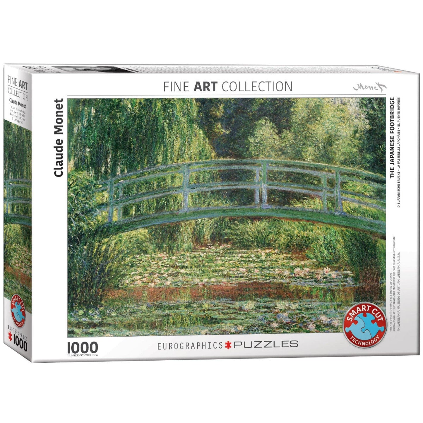 Toys Puzzle da 1000 Pezzi - Monet, Claude: The Japanese Footbridge