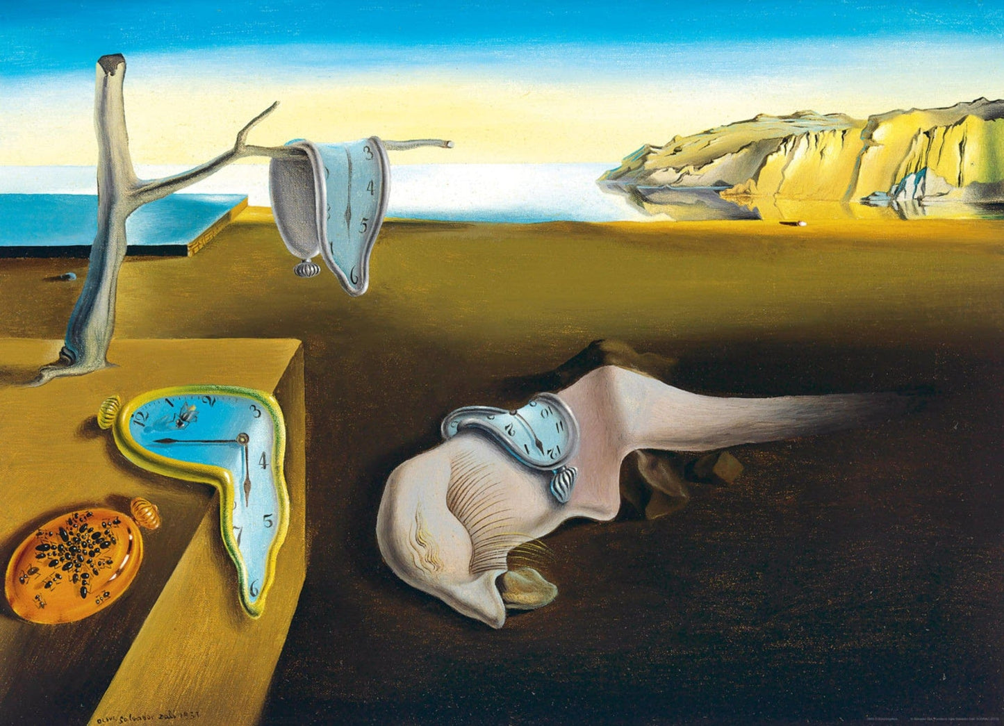 Toys 1000 Piece Puzzle - Dali, Salvador : The Persistence of Memory-Dali