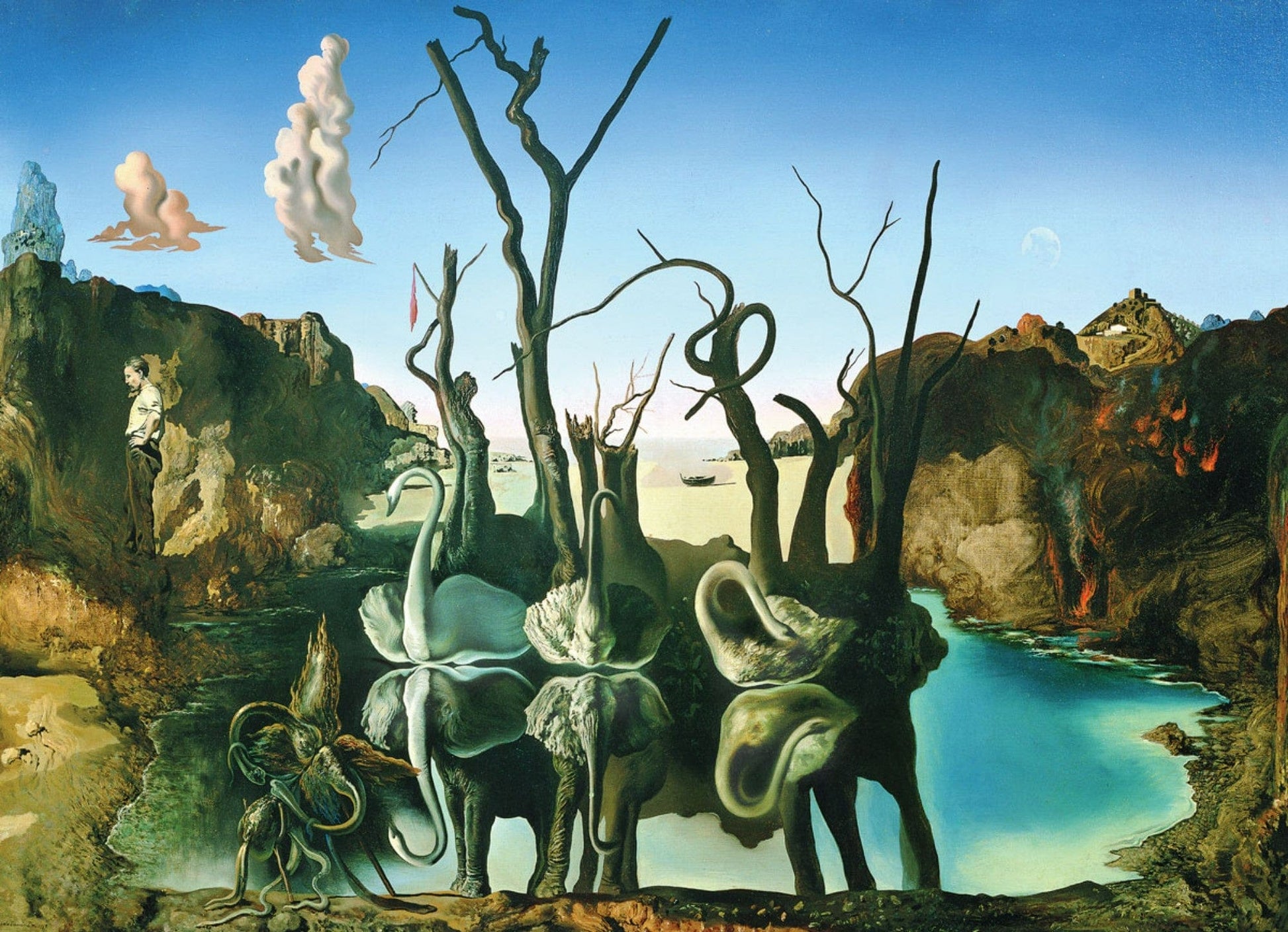 Toys Puzzle da 1000 Pezzi - Dali, Salvador : Swans Reflecting Elephants