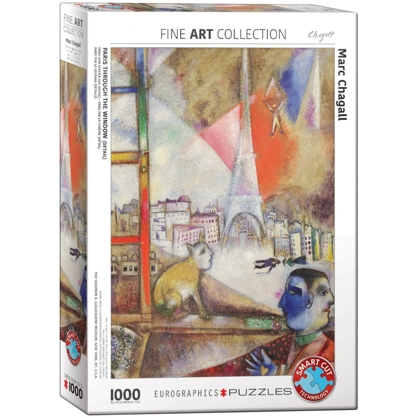 Toys Puzzle da 1000 Pezzi - Chagall, Marc : Paris through the Window