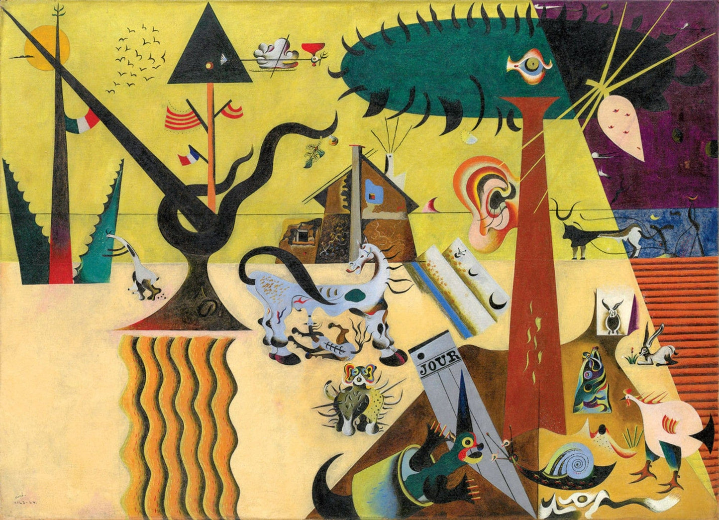 Toys Puzzle da 1000 Pezzi - Miró, Joan: The Tilled Field by Joan Miro