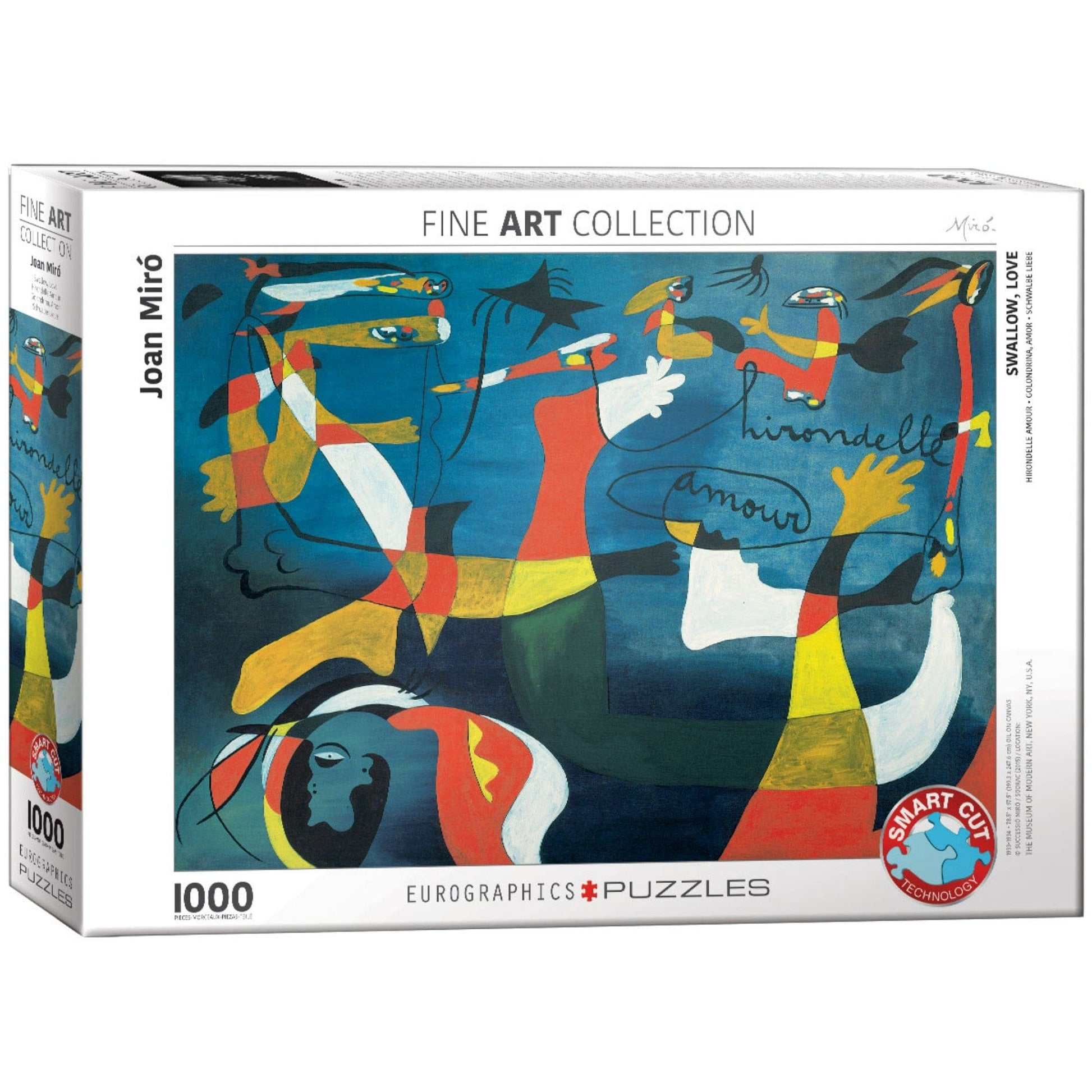 Toys 1000 Piece Puzzle - Miró, Joan: Swallow Love by Joan Mir+