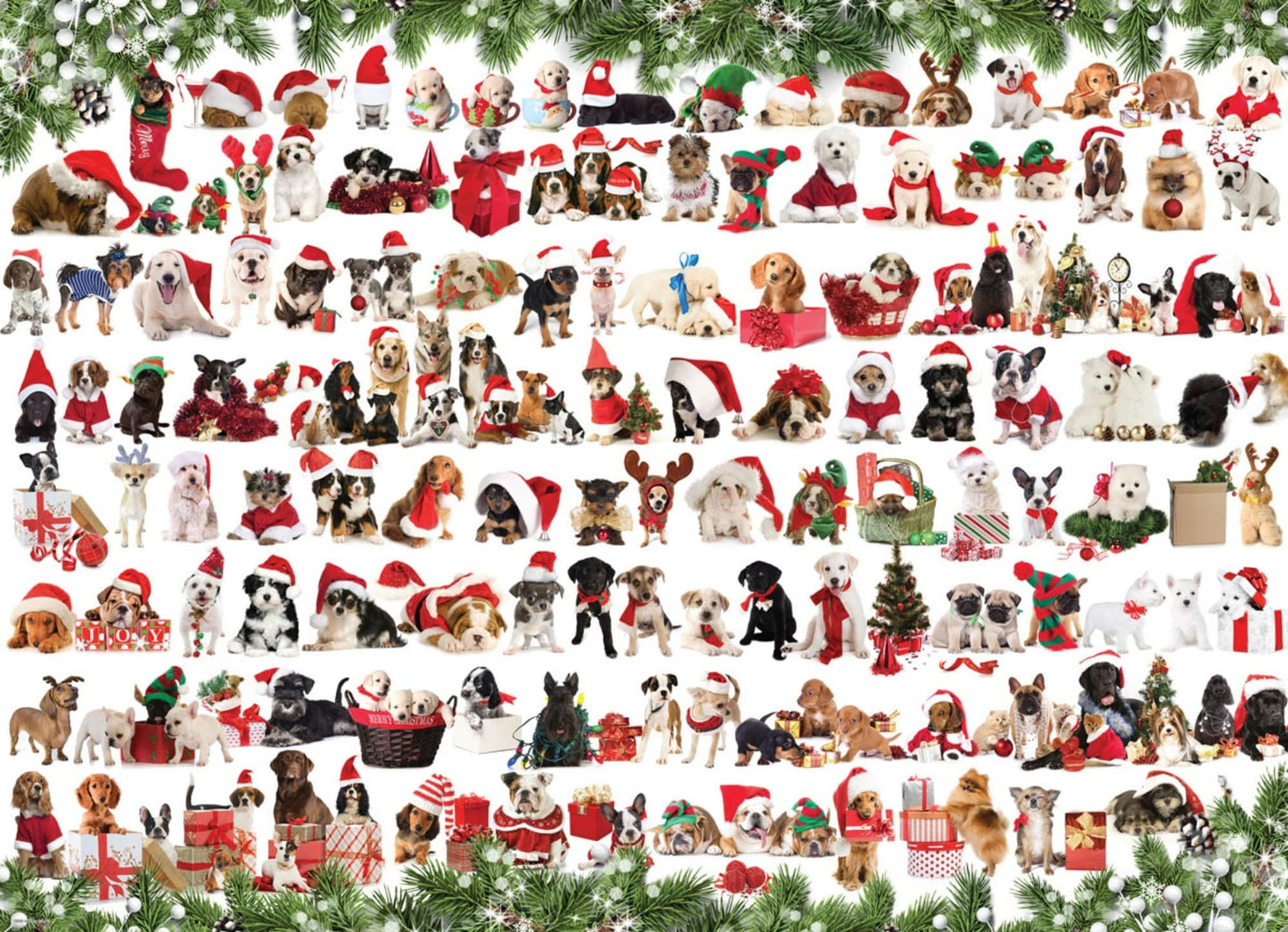 Toys 1000 Piece Puzzle - Holiday Dogs