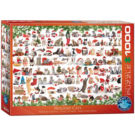 Toys 1000 Piece Puzzle - Holiday Cats