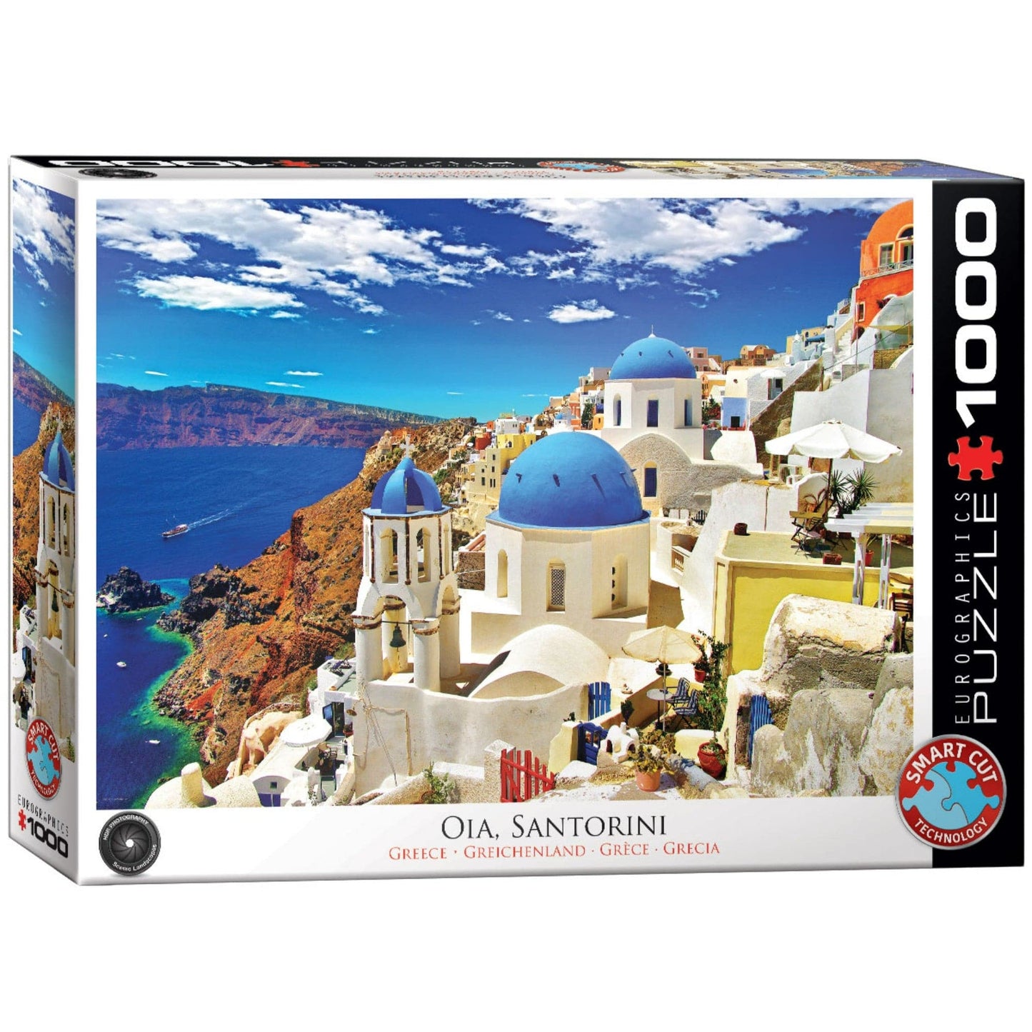 Toys 1000 Piece Puzzle - Oia Santorini Greece