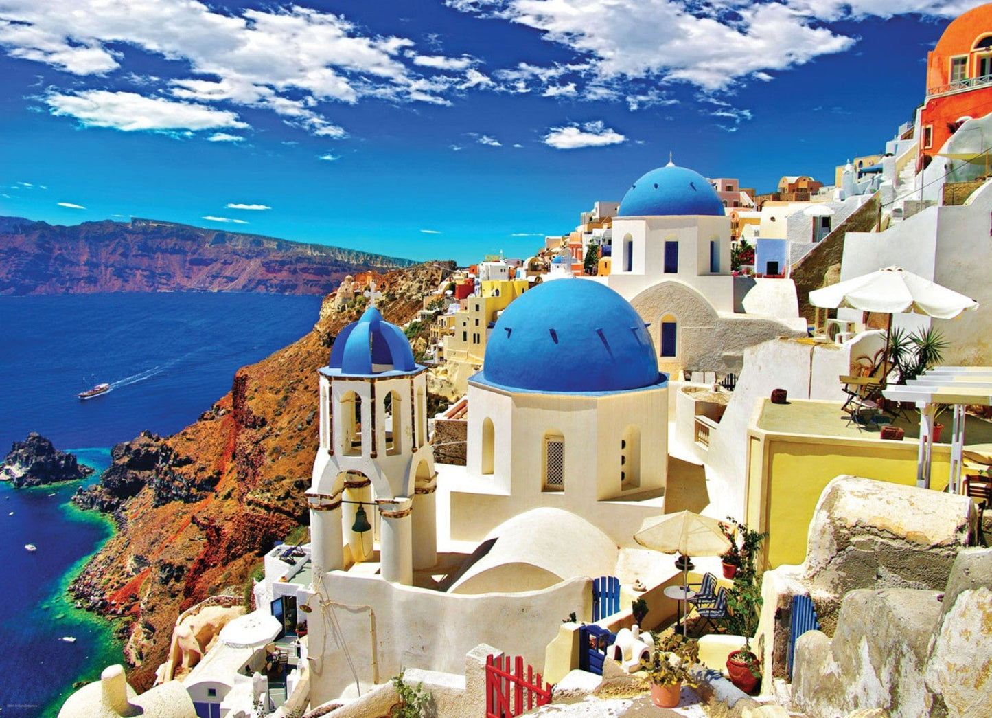 Toys 1000 Piece Puzzle - Oia Santorini Greece