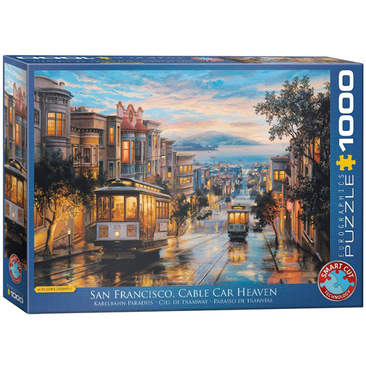 Toys Puzzle da 1000 Pezzi - Eugene Lushpin: San Francisco Cable Car Heaven