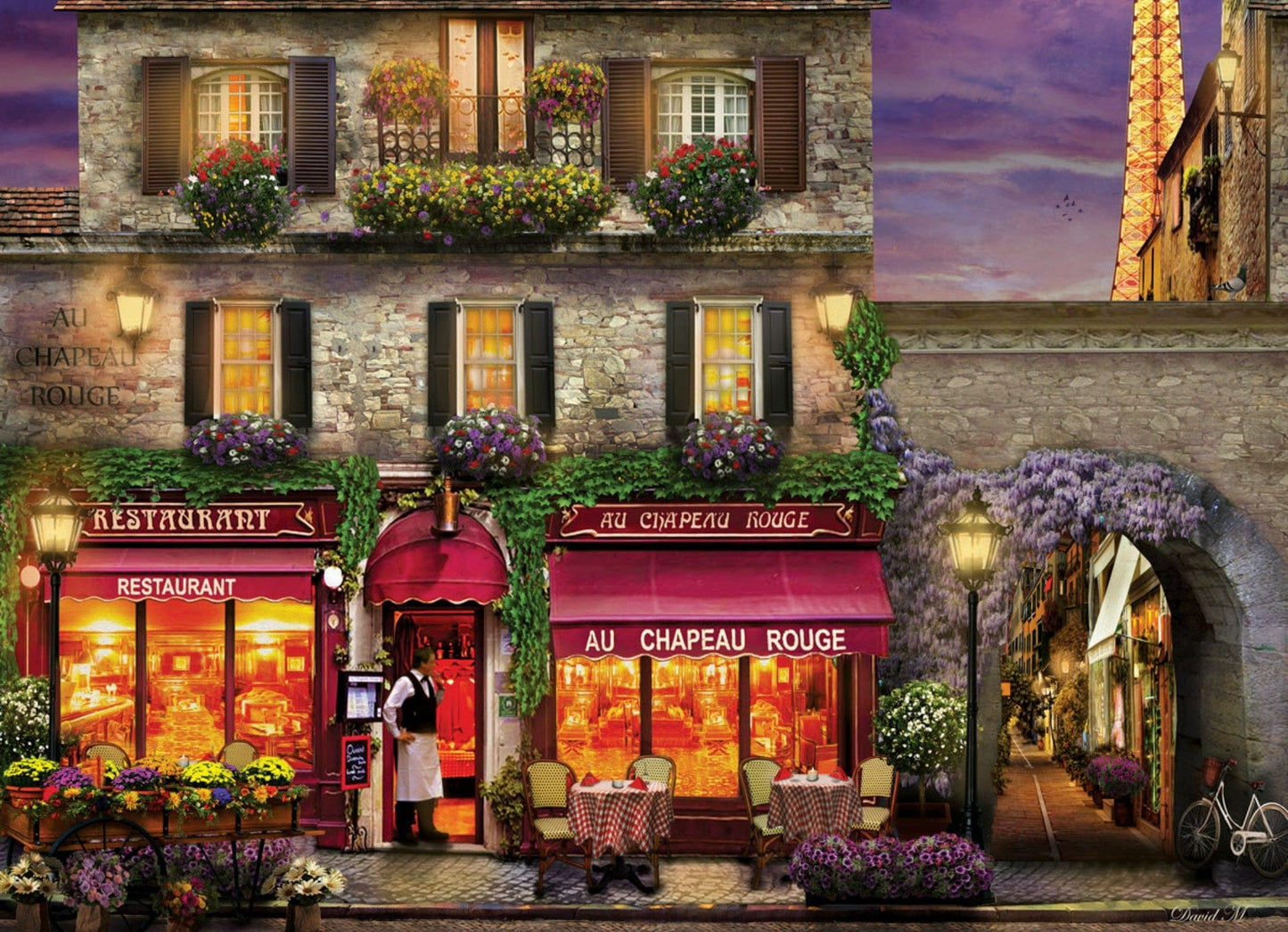 Toys Puzzle da 1000 Pezzi - MacLean, David: The Red Hat Restaurant Paris