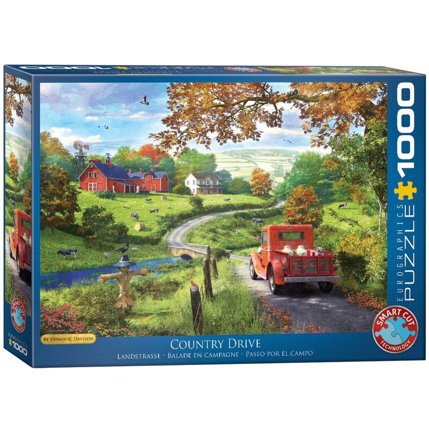 Toys Puzzle da 1000 Pezzi - Davison, Dominic: Davison - The Country Drive