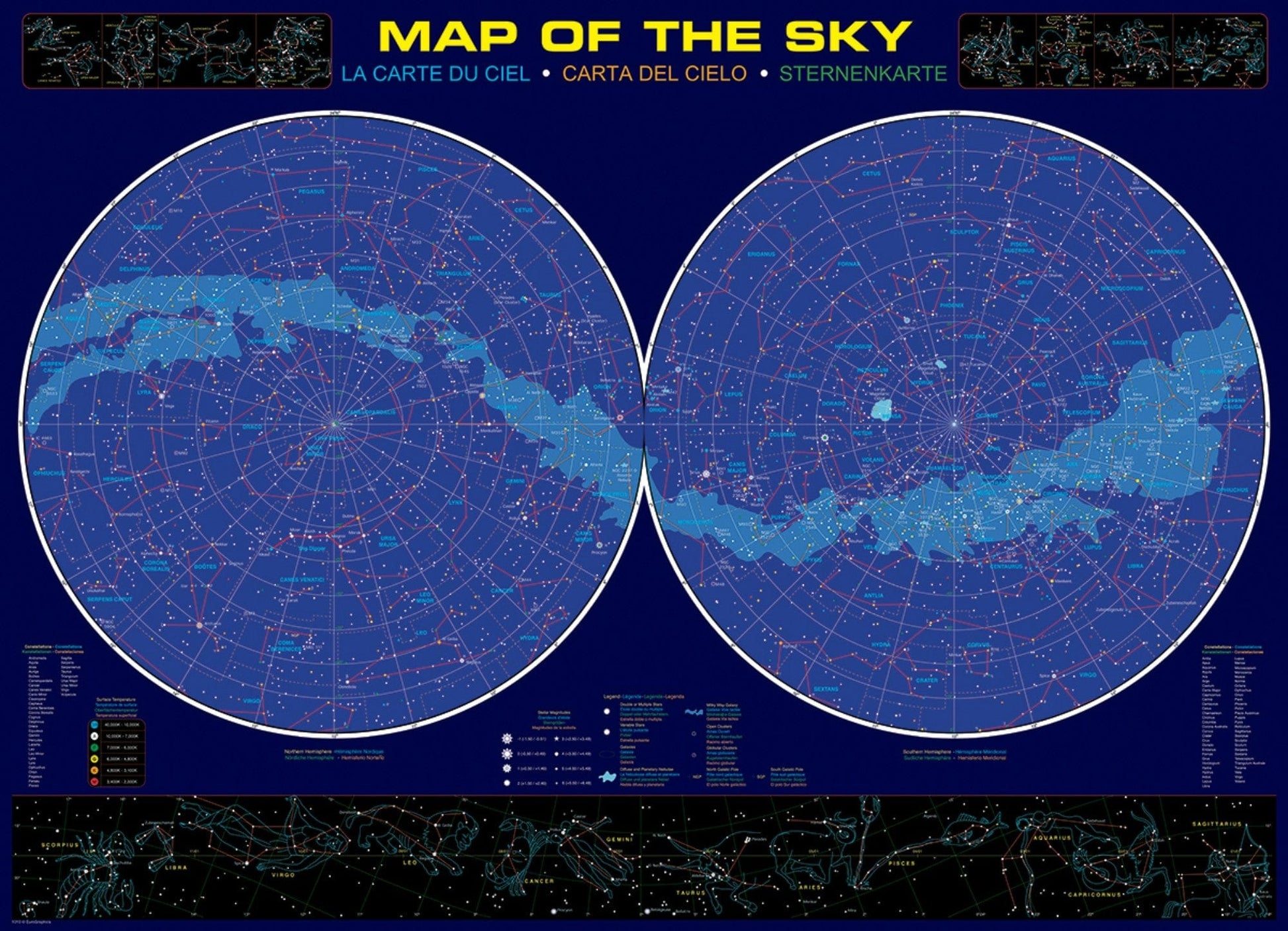 Toys Puzzle da 1000 Pezzi - Map of the Sky