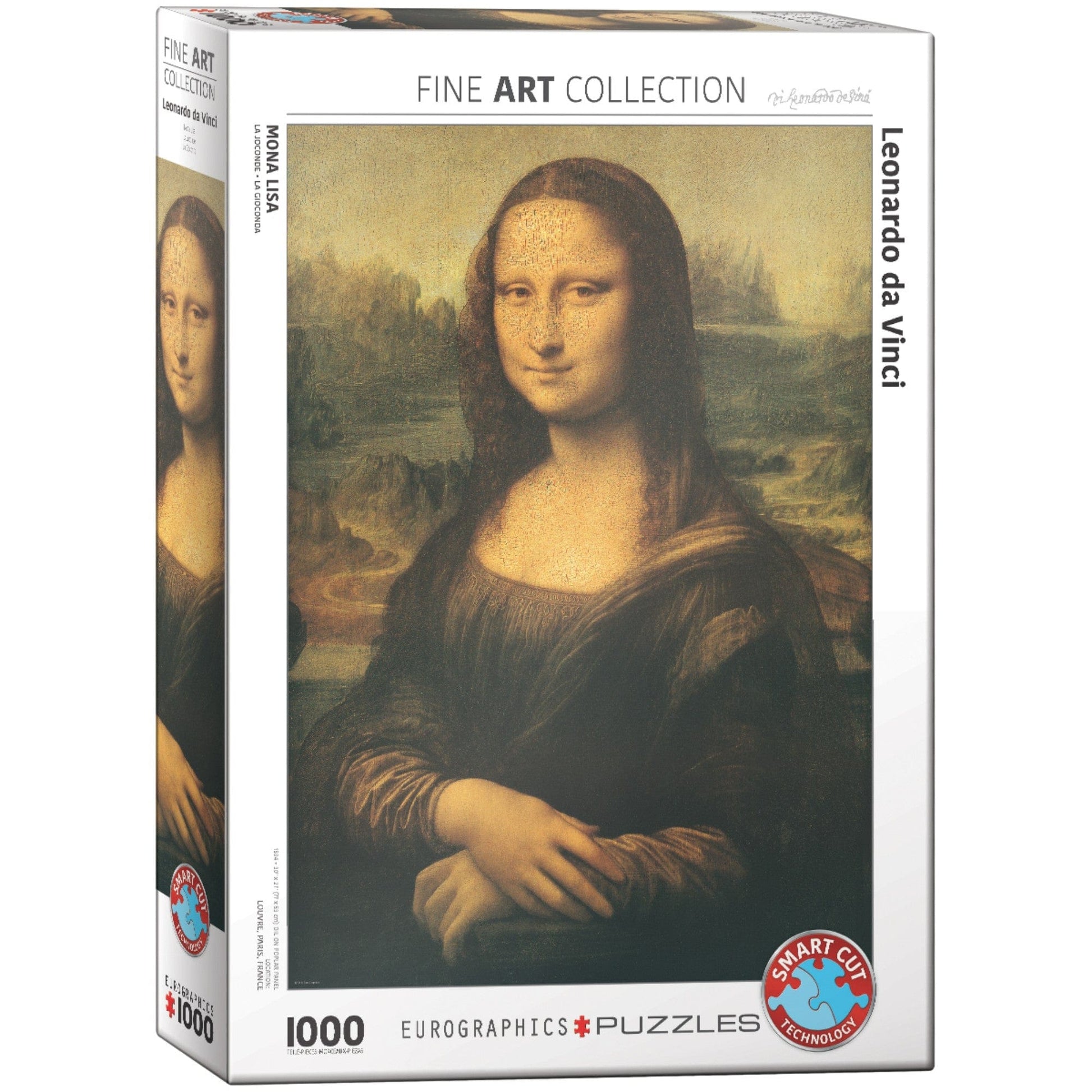 Toys 1000 Piece Puzzle - Leonardo Da Vinci: Mona Lisa by Leonardo da Vinci