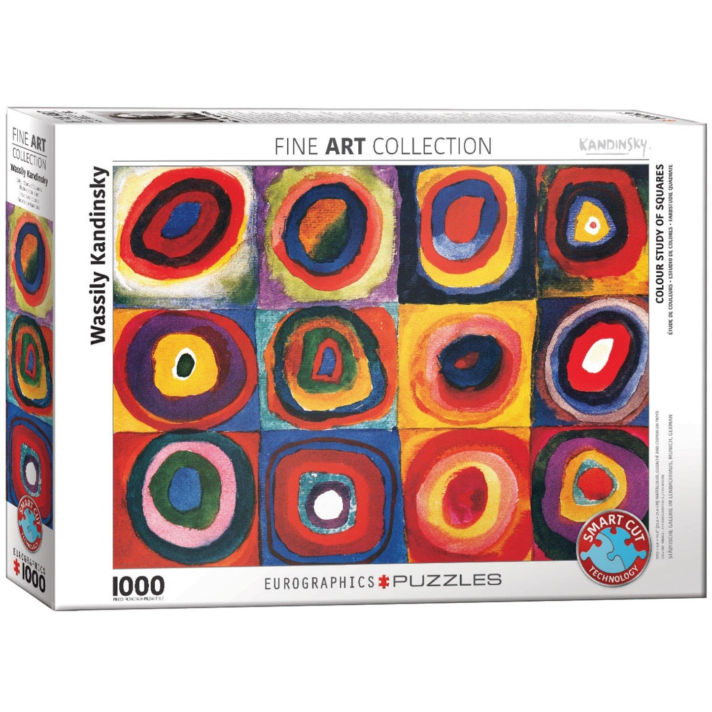 Toys Puzzle da 1000 Pezzi - Kandinsky, Wassily: Kandinsky Study Squares