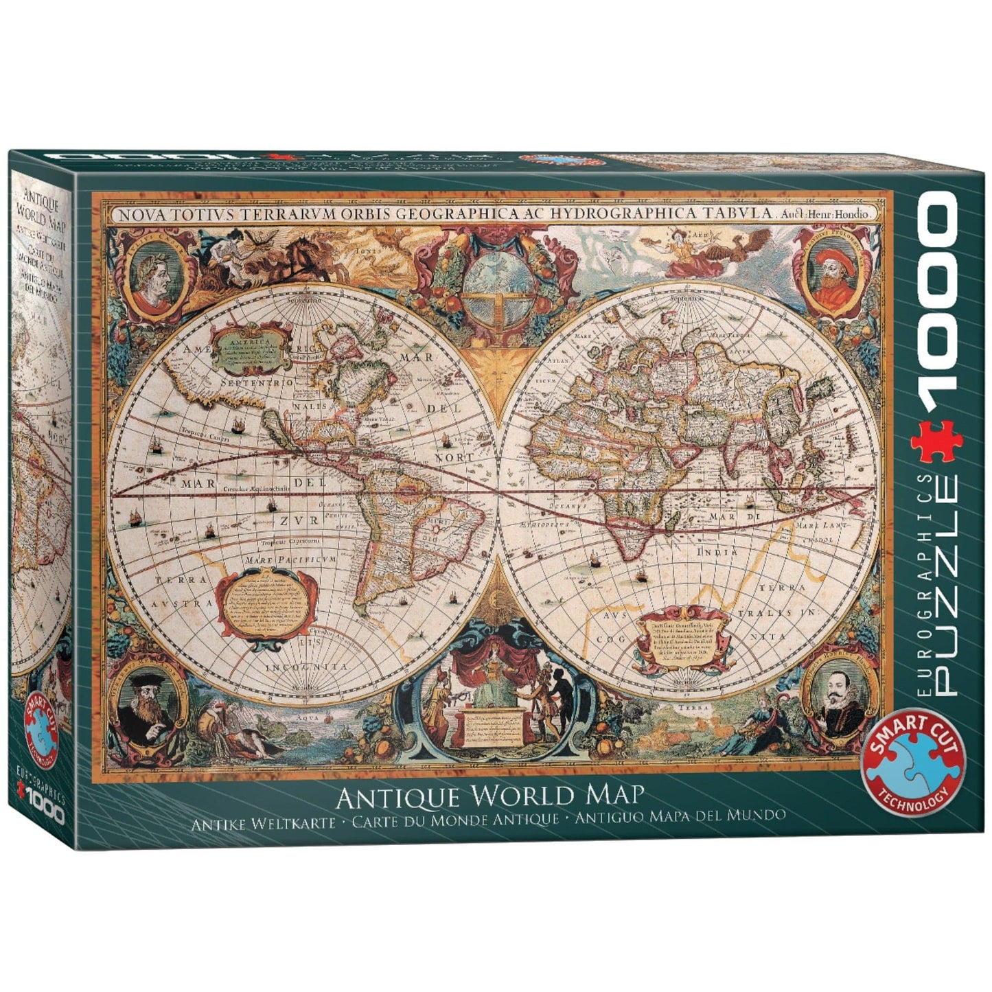 Toys 1000 Piece Puzzle - Orbis Geographica World Map