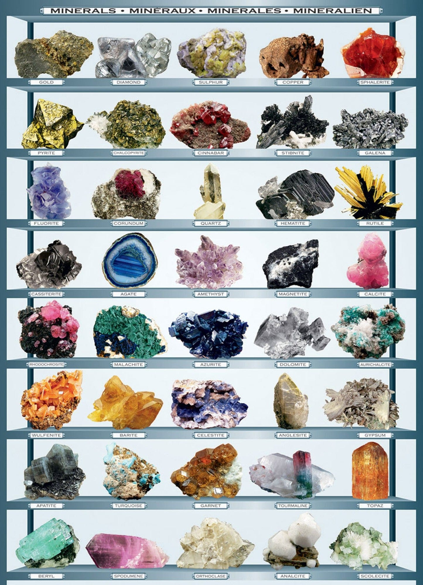 Toys 1000 Piece Puzzle - Minerals