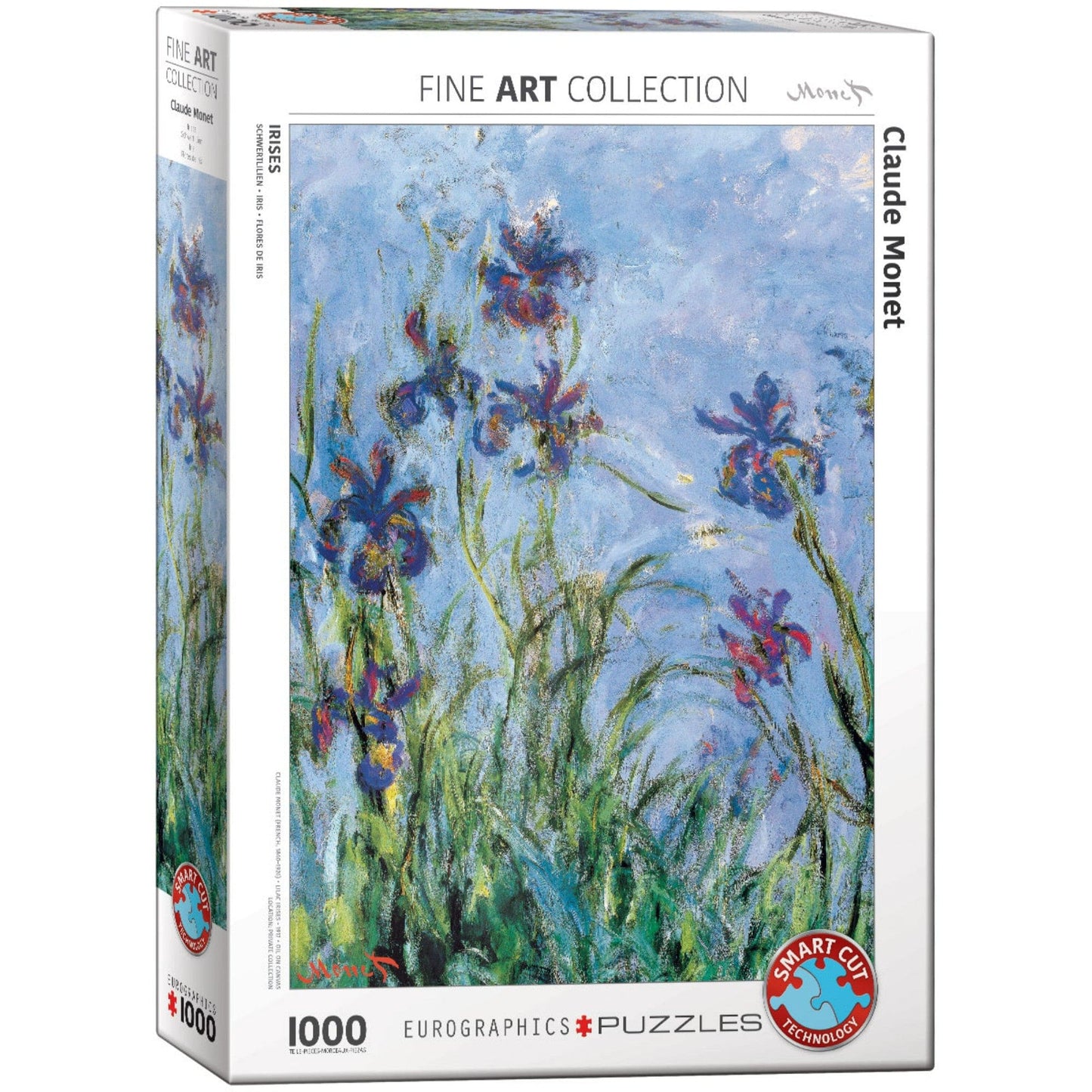 Toys Puzzle da 1000 Pezzi - Monet, Claude: Irises by Monet (Detail)