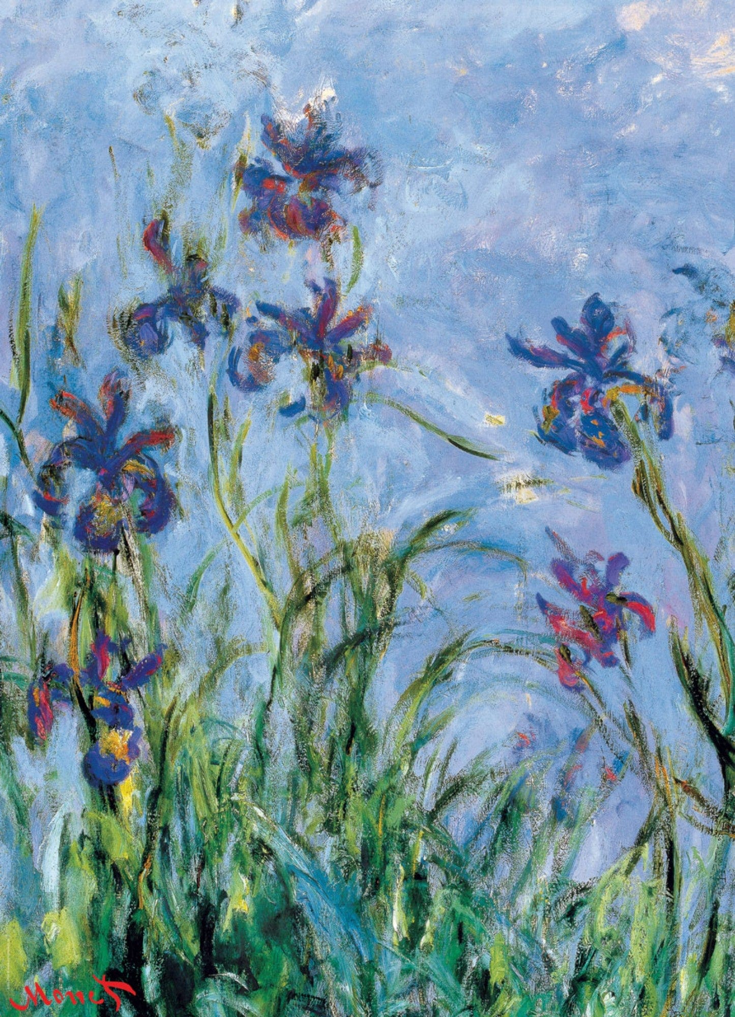 Toys Puzzle da 1000 Pezzi - Monet, Claude: Irises by Monet (Detail)