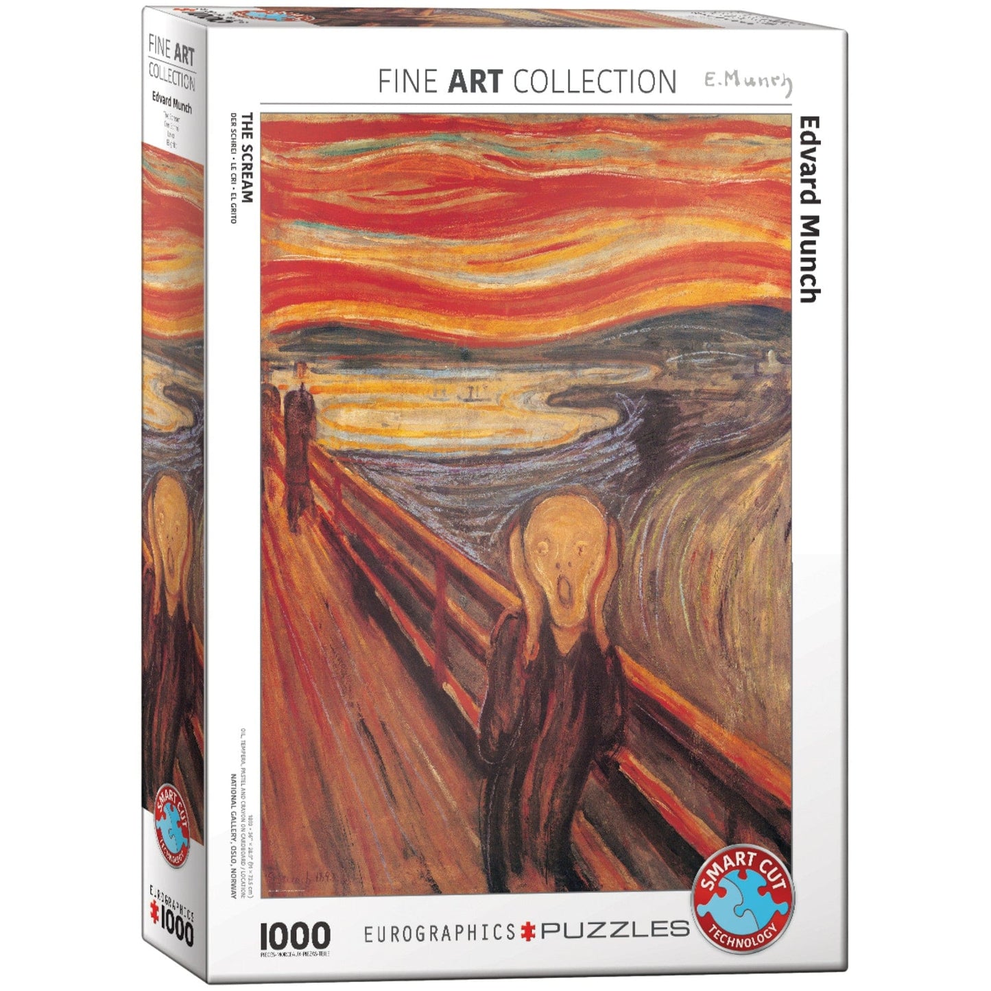 Toys Puzzle da 1000 Pezzi - Munch, Edvard: The Scream by Edvard Munch