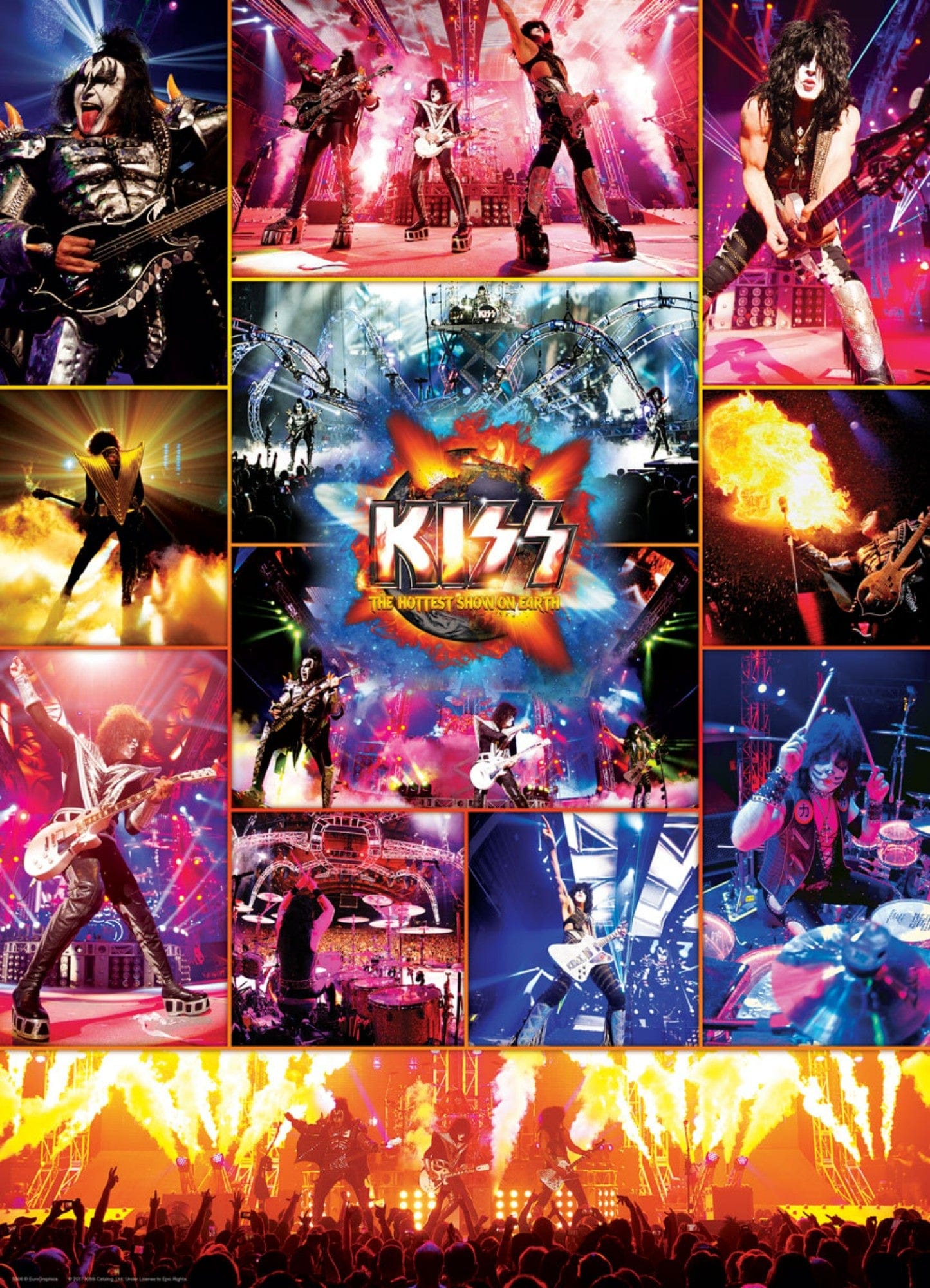 Toys Puzzle da 1000 Pezzi - KISS The Hottest Show on Earth