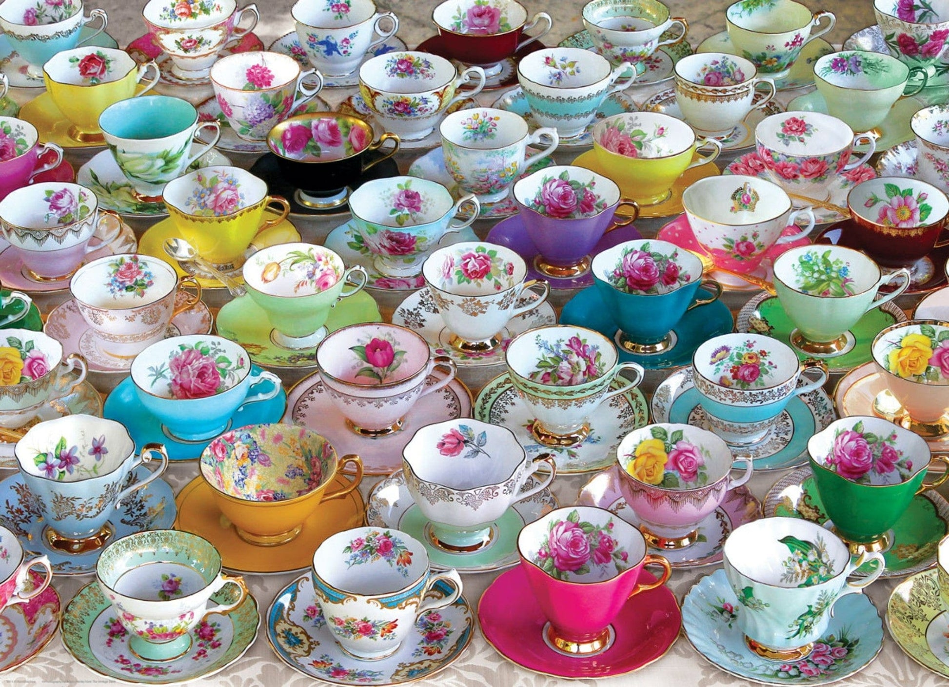 Toys 1000 Piece Puzzle - Teacup Collection