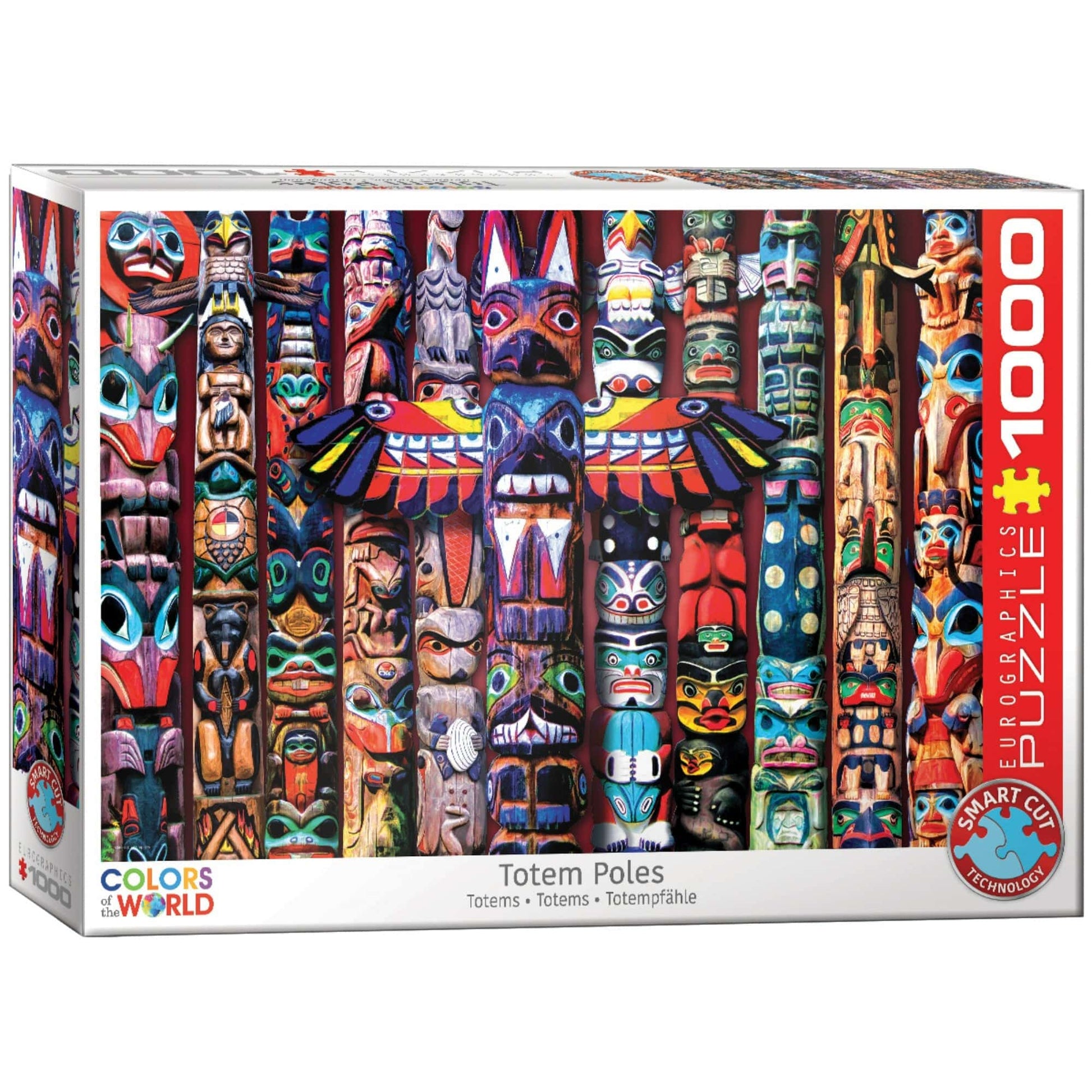 Toys 1000 Piece Puzzle - Canadian Totem Poles