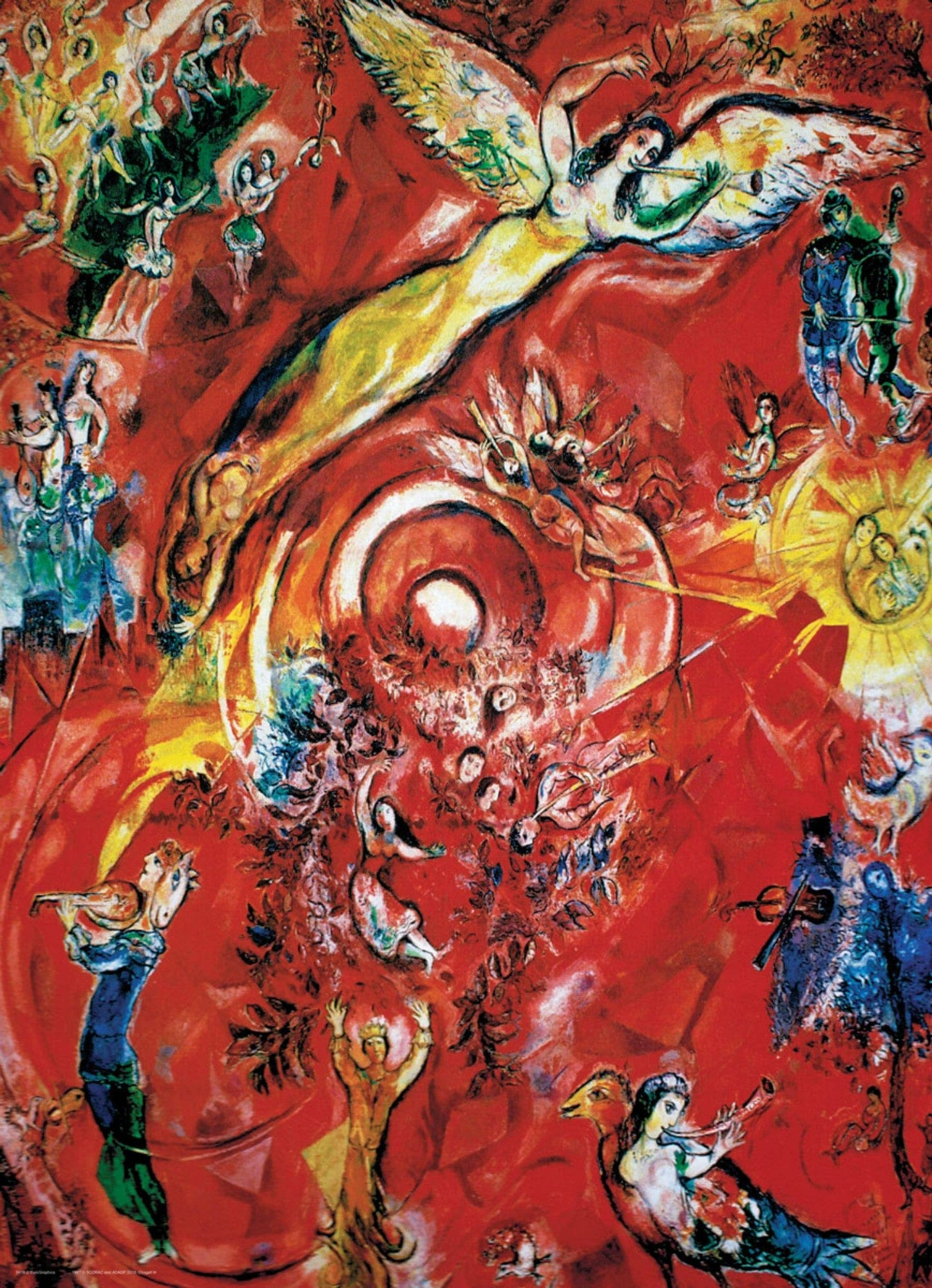 Toys Puzzle da 1000 Pezzi - Chagall, Marc : Triumph of Music by Chagall