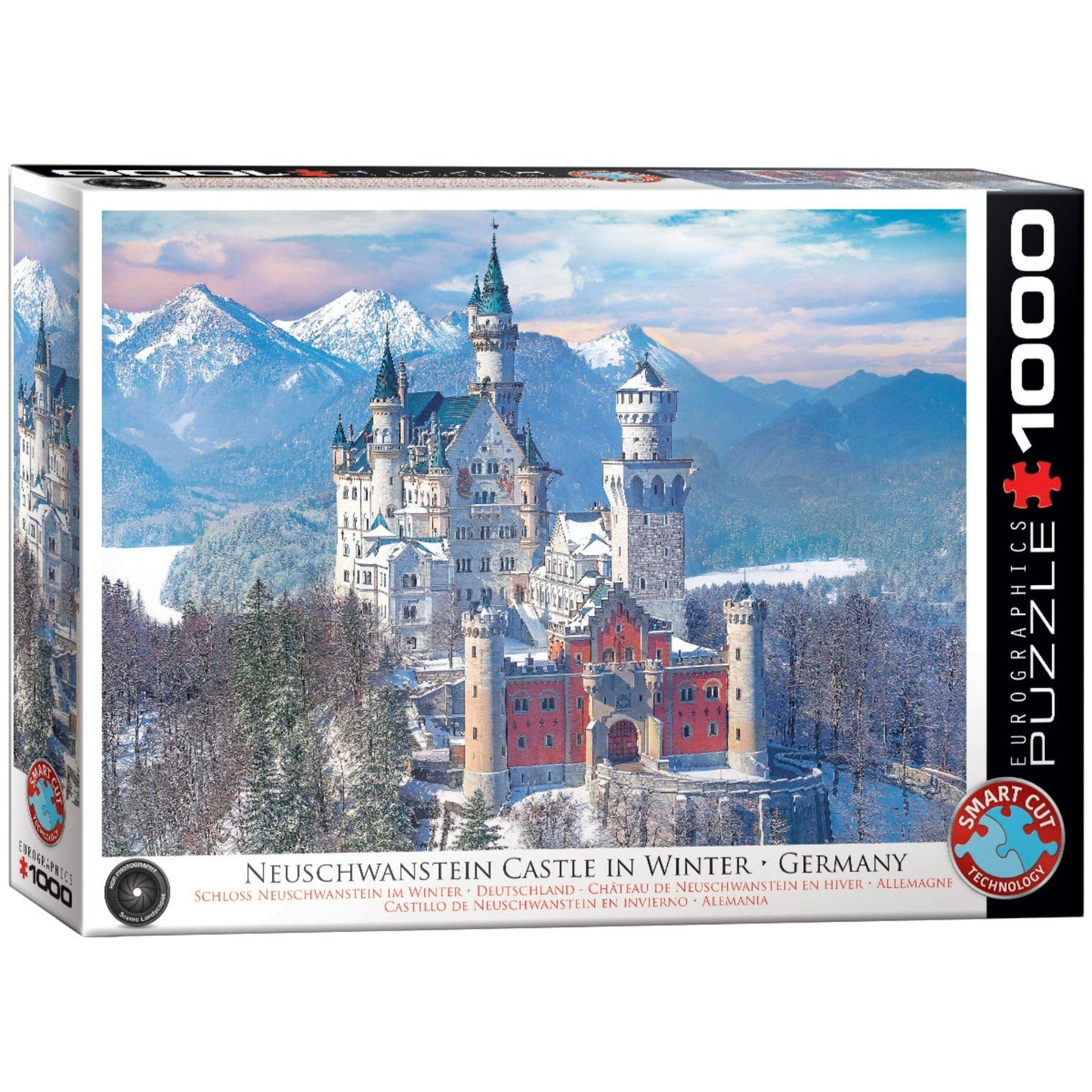 Toys Puzzle da 1000 Pezzi - HDR-Neuschwanstein in Winter