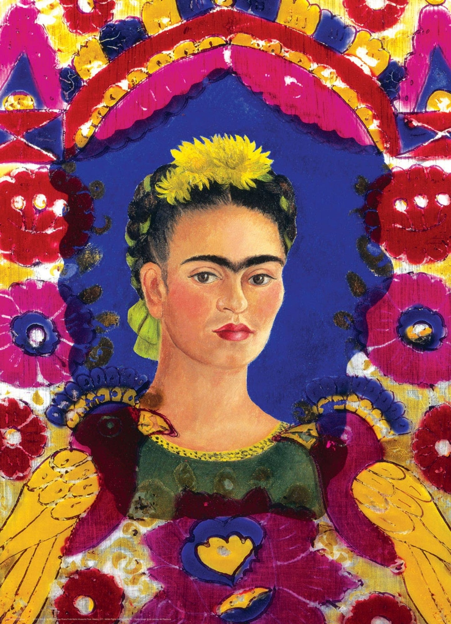 Toys Puzzle da 1000 Pezzi - Kahlo, Frida: Kahlo Self Portrait with Birds