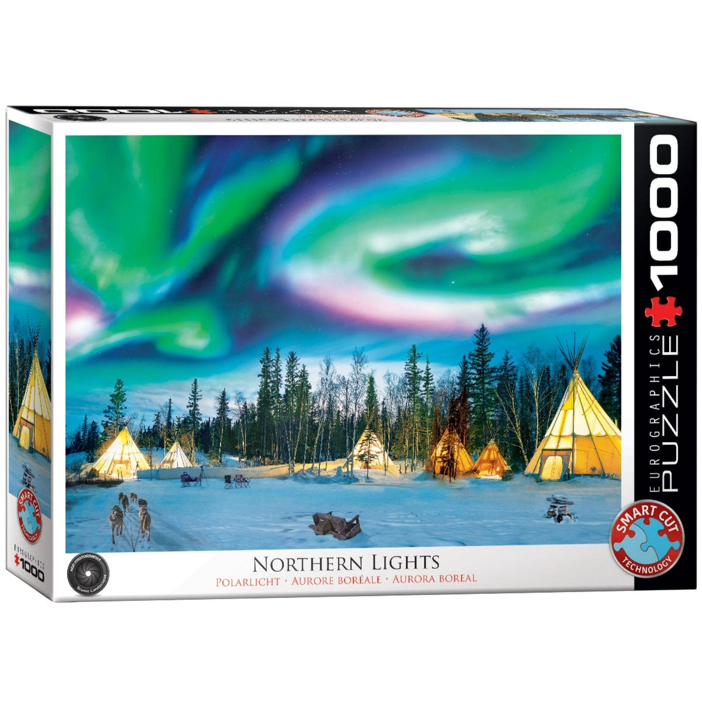 Toys Puzzle da 1000 Pezzi - Northern Lights - Yellowknife