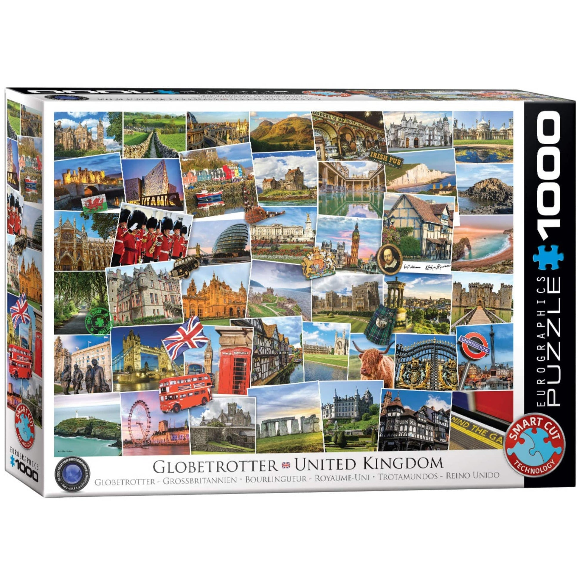 Toys 1000 Piece Jigsaw Puzzle - Globetrotter United Kingdom