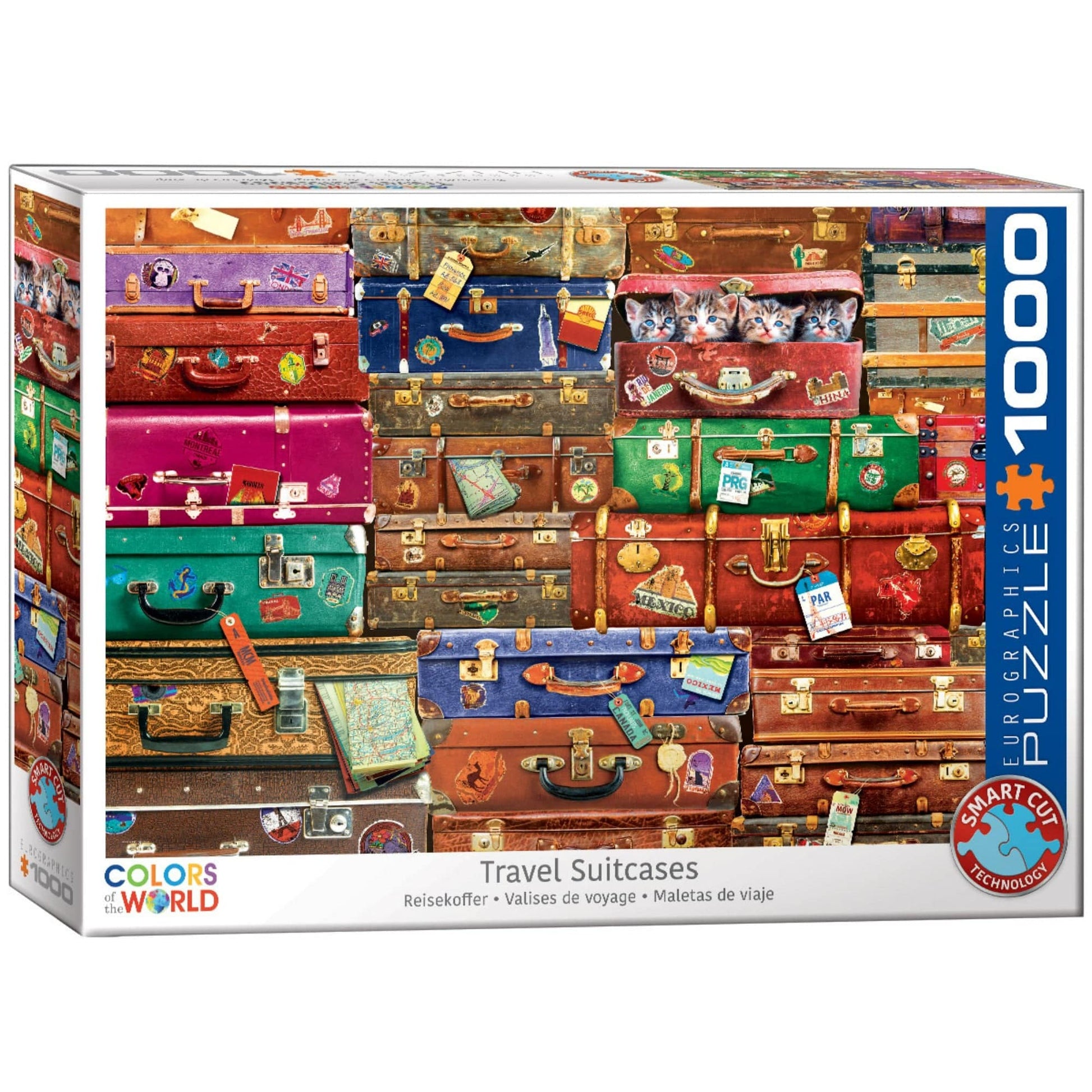 Toys 1000 Piece Puzzle - Travel Suitcases