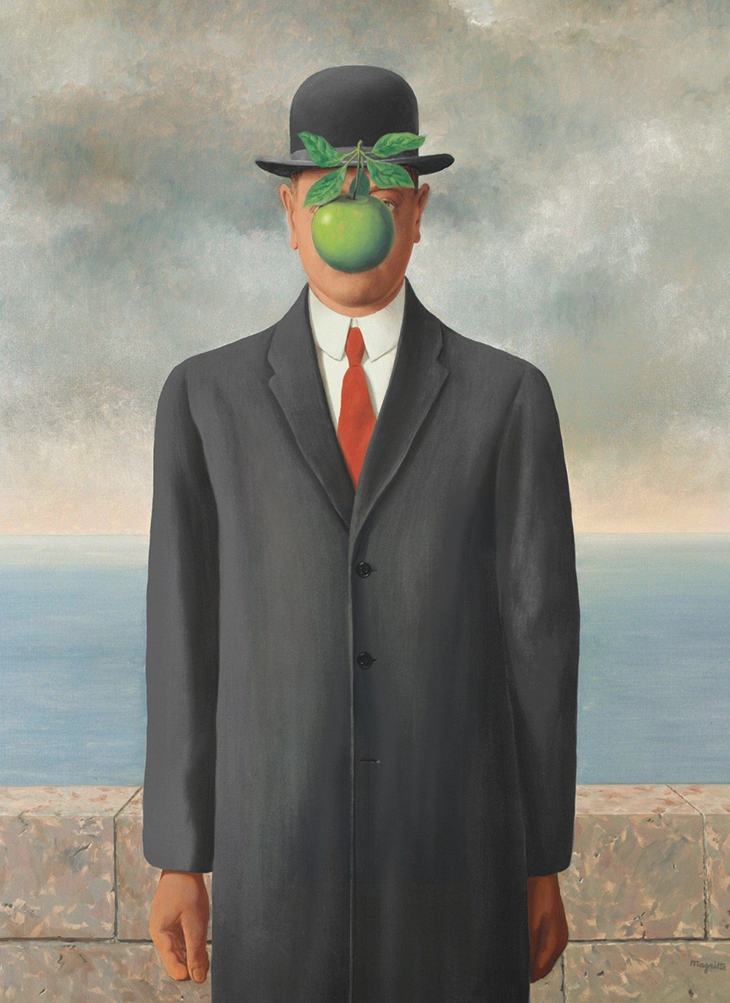 Toys 1000 Piece Puzzle - René Magritte: Son of Man by Rene Magritte