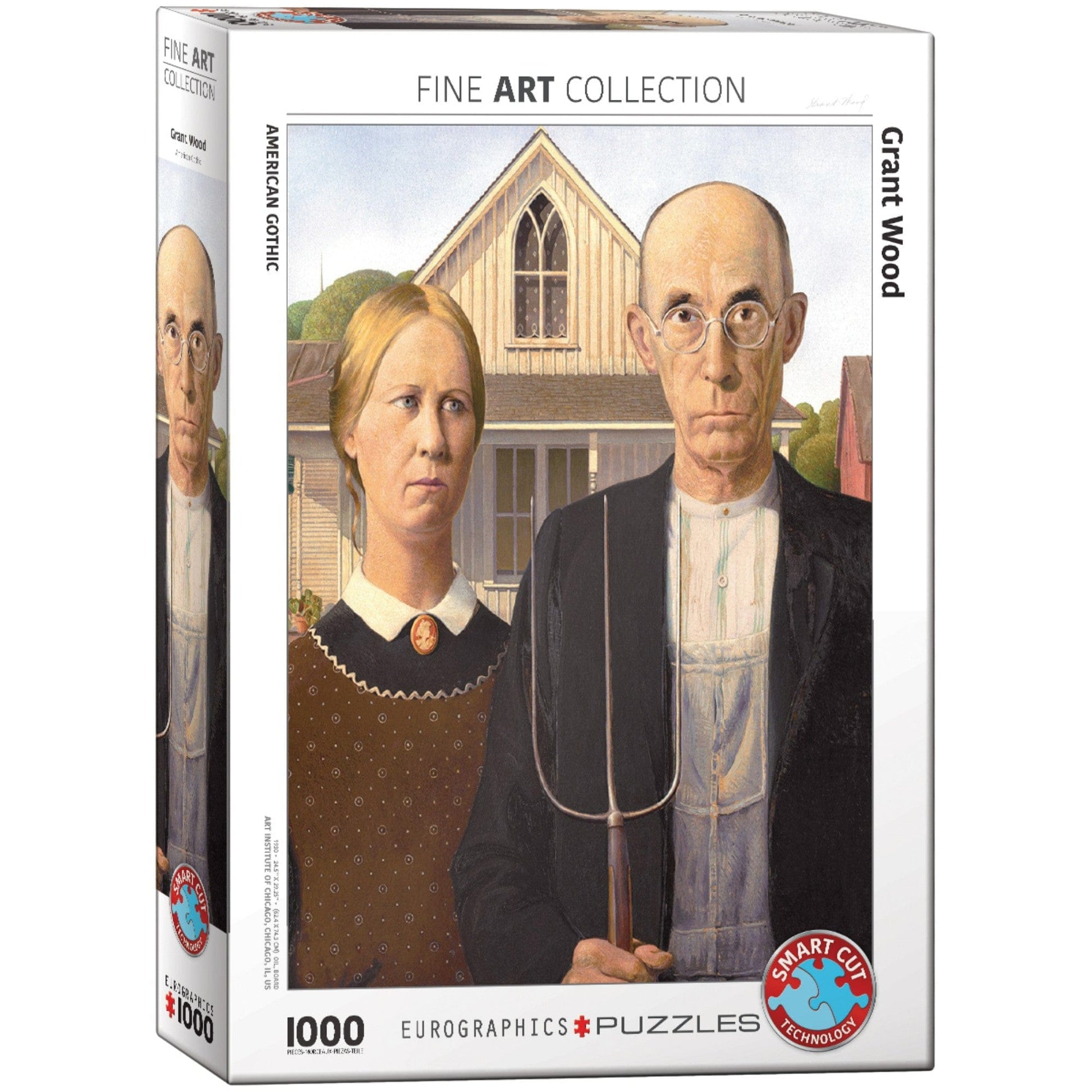 Toys Puzzle da 1000 Pezzi - Grant Wood: American Gothic by Grant Wood