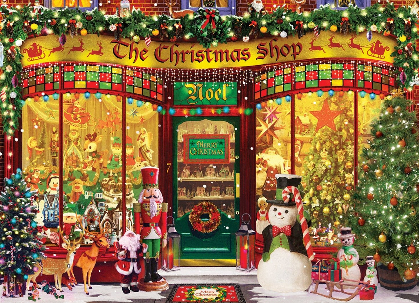 Toys Puzzle da 1000 Pezzi - G. Wal: The Christmas Shop by G.Wal