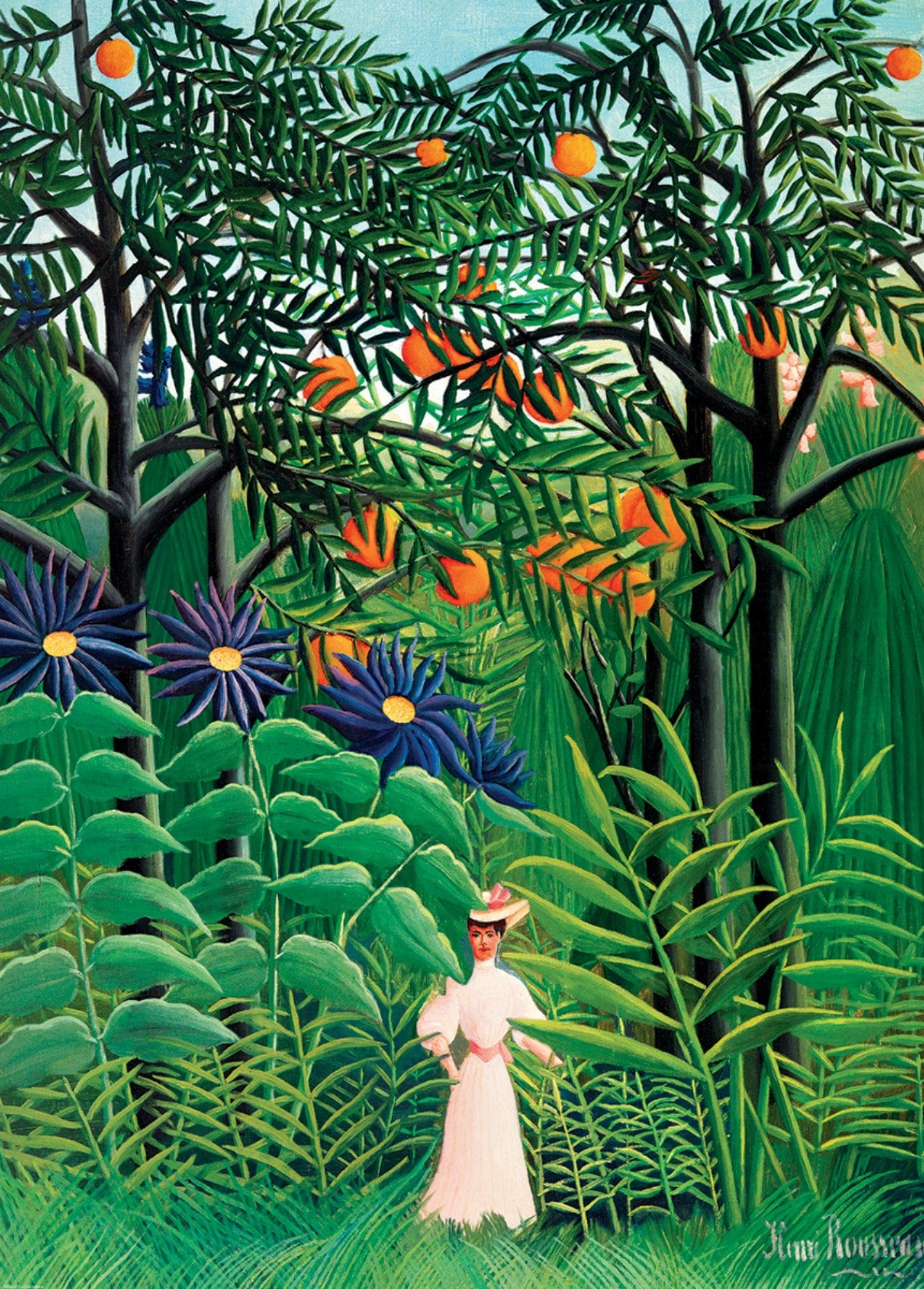 Toys Puzzle da 1000 Pezzi - Henri Rousseau: Woman in an Exotic Forest by Henri Rousseau