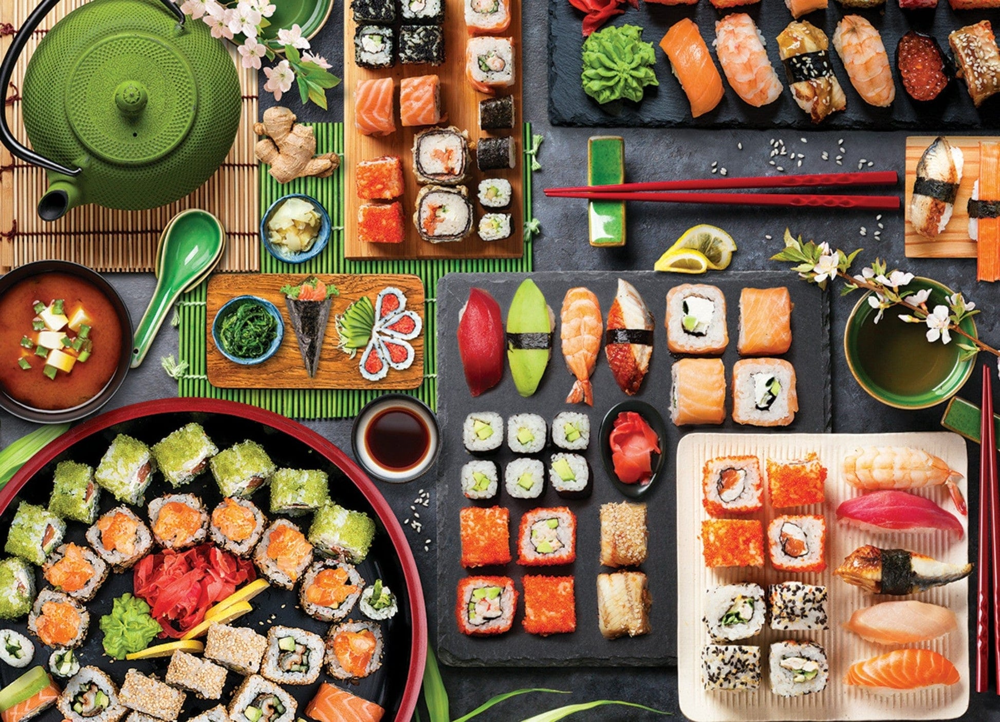 Toys 1000 Piece Puzzle - Sushi Table