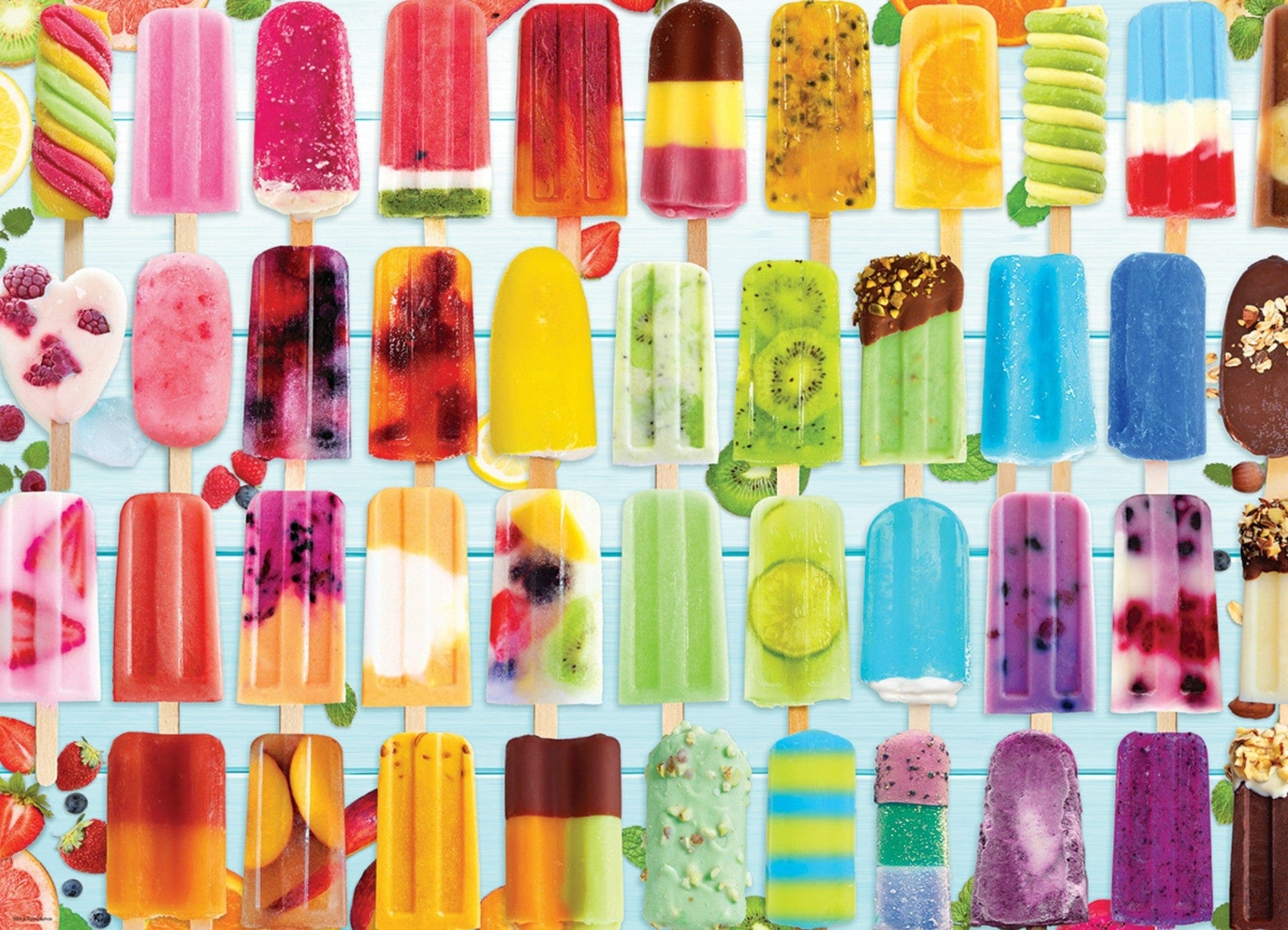 Toys 1000 Piece Puzzle - Popsicle Rainbow