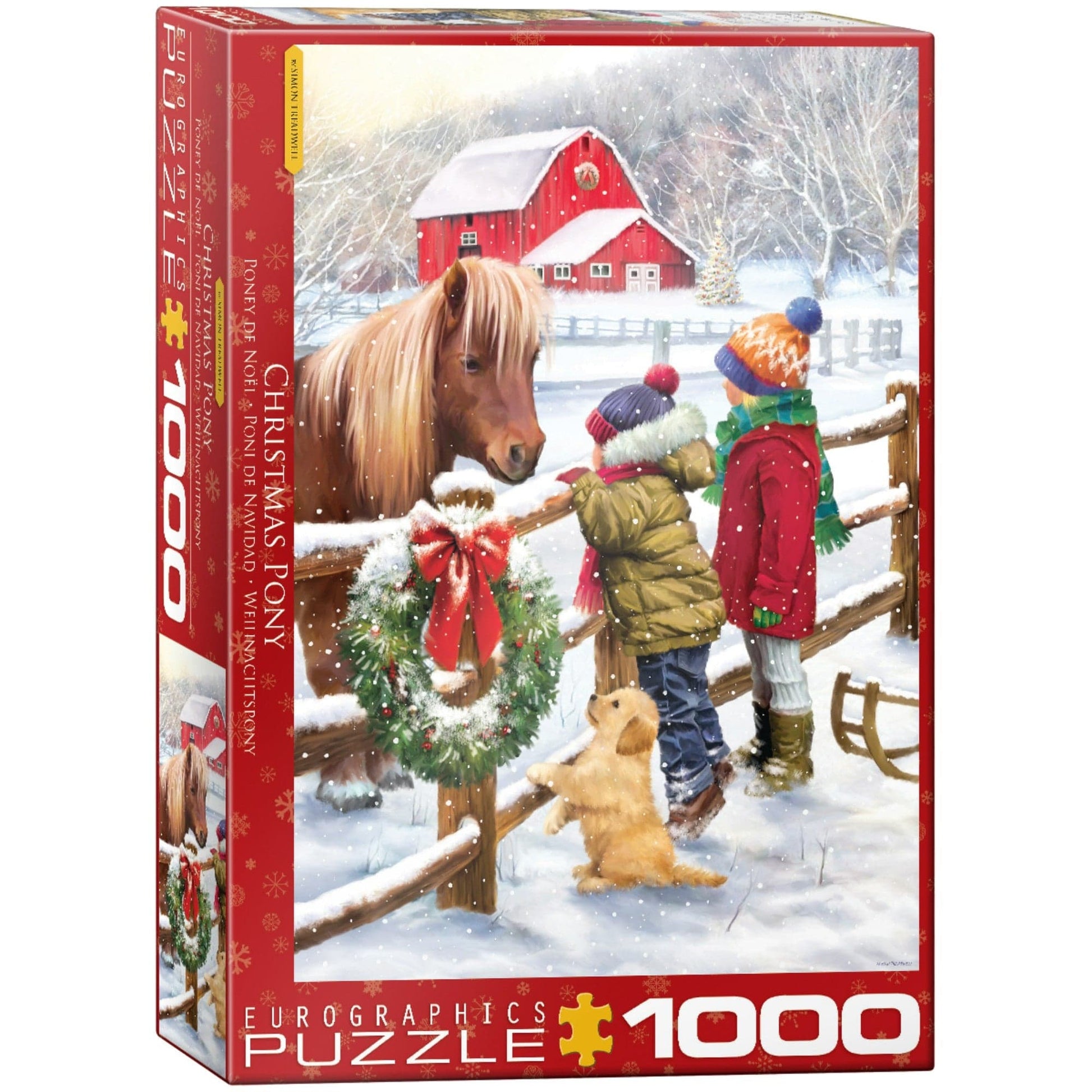 Toys Puzzle da 1000 Pezzi - Christmas Pony by Simon Treadw